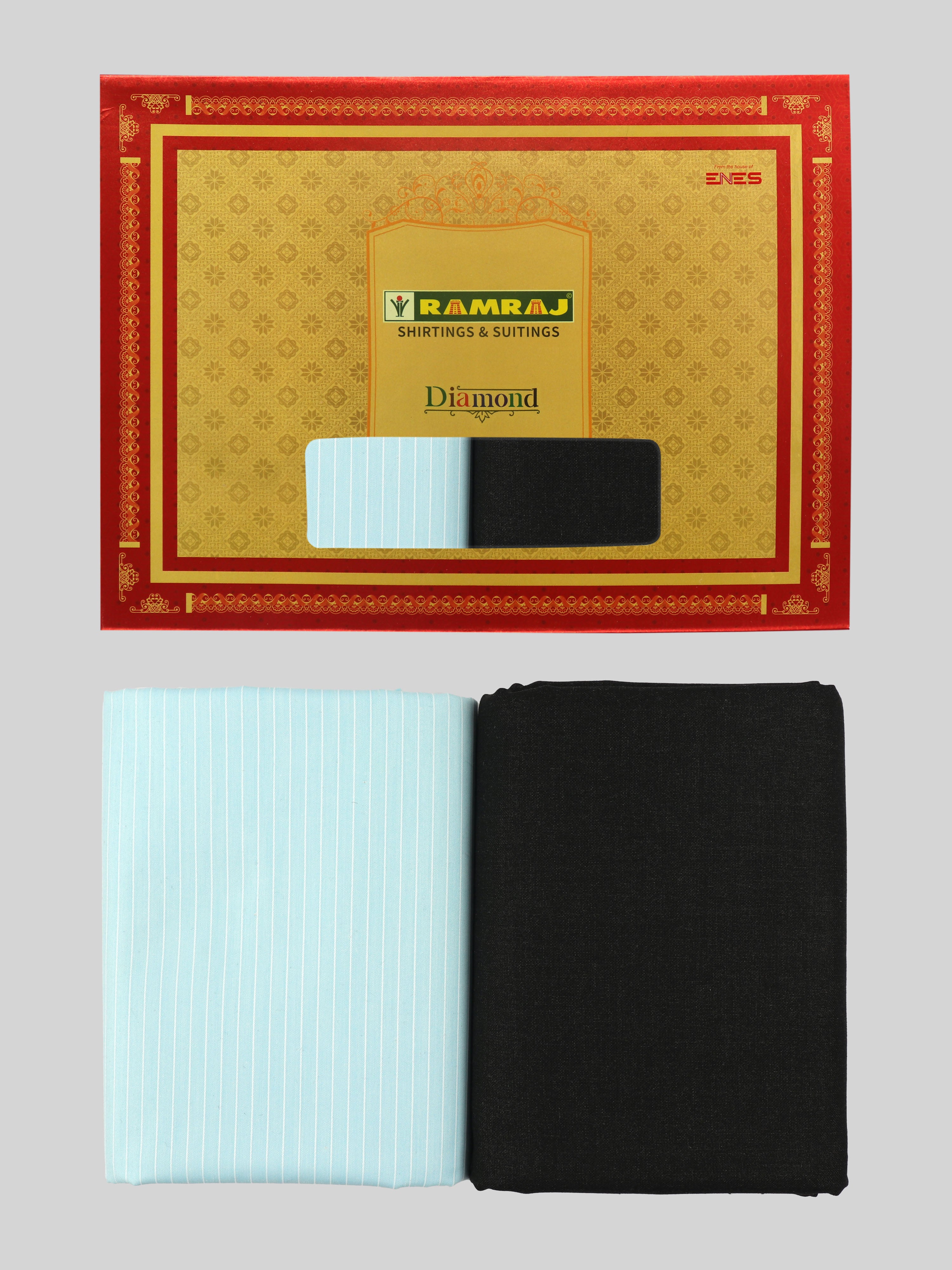 Men Cotton Striped Shirting & Suiting Gift Box DN126