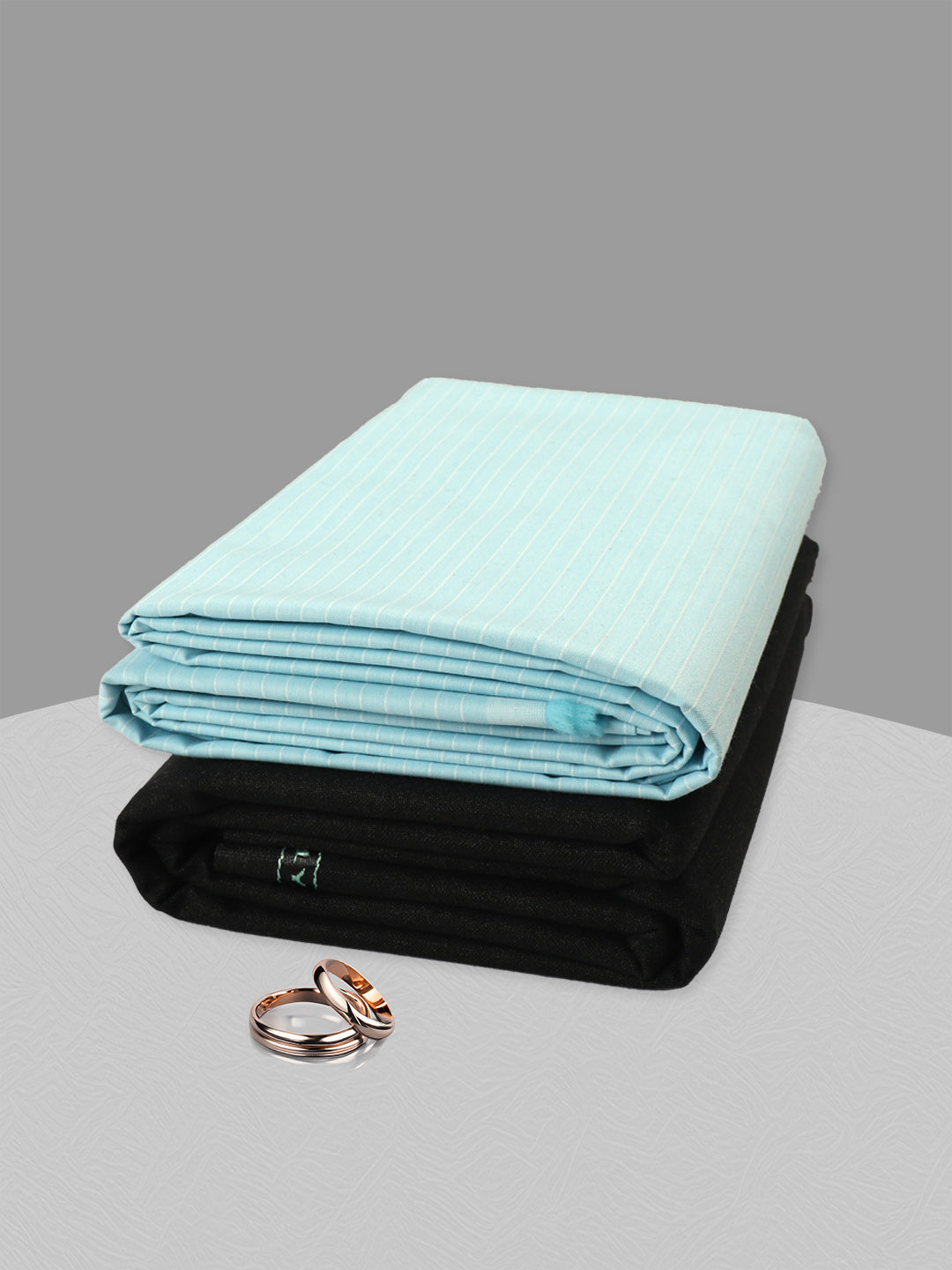 Men Cotton Striped Shirting & Suiting Gift Box DN126