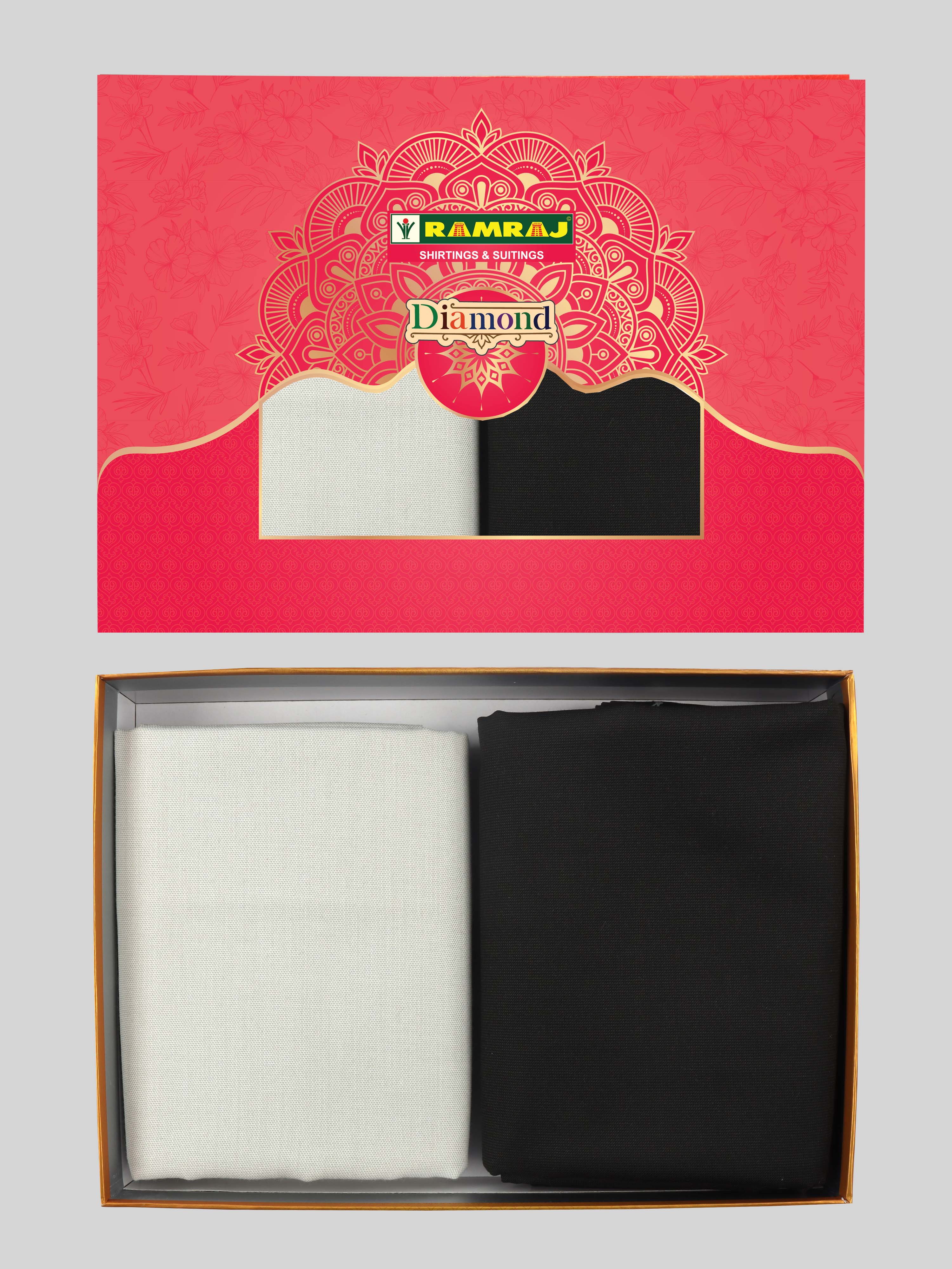 Cotton Plain Shirting & Suiting Gift Box DN154
