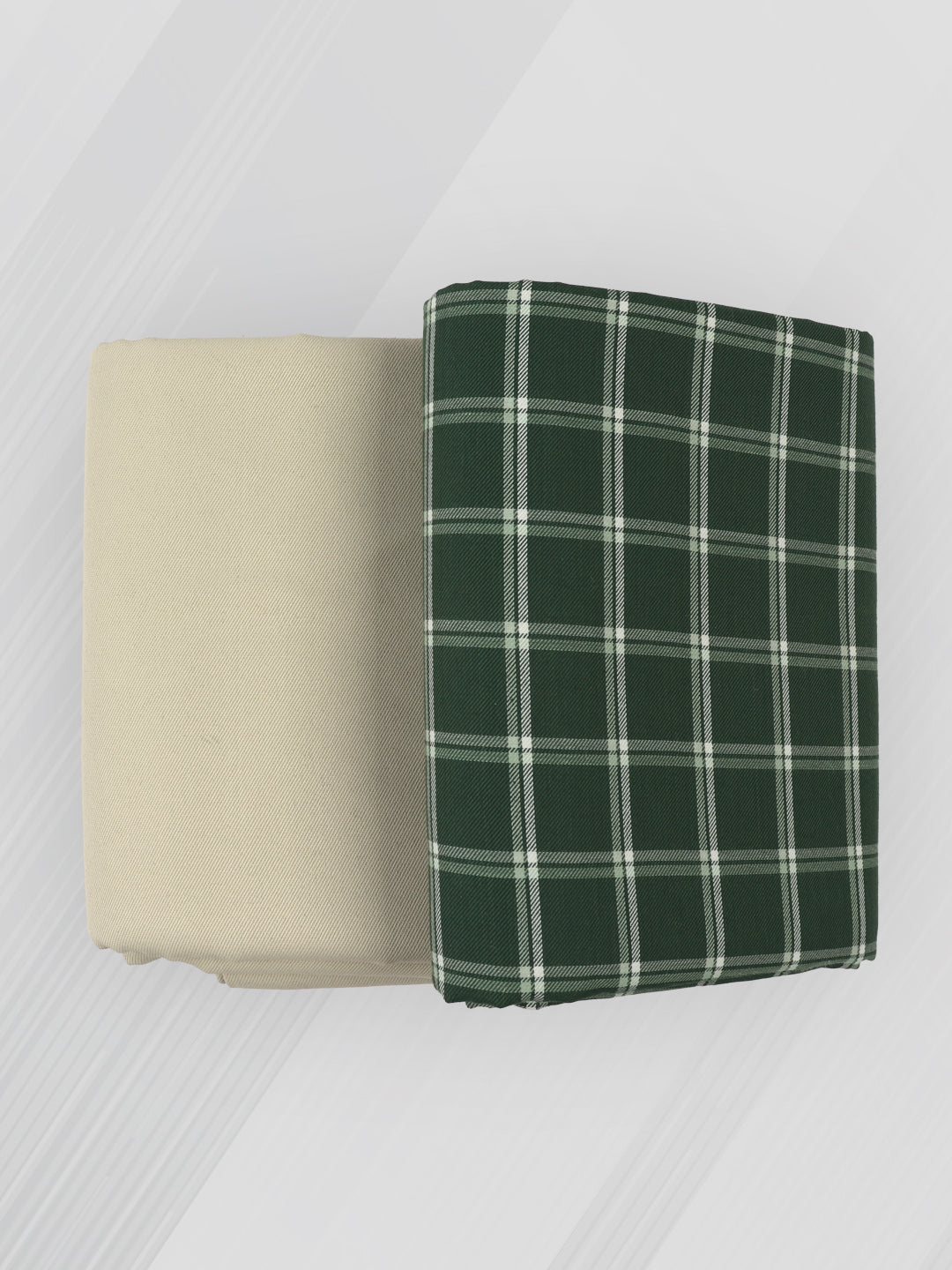 Men Cotton Checked Shirting & Suiting Gift Box DN134