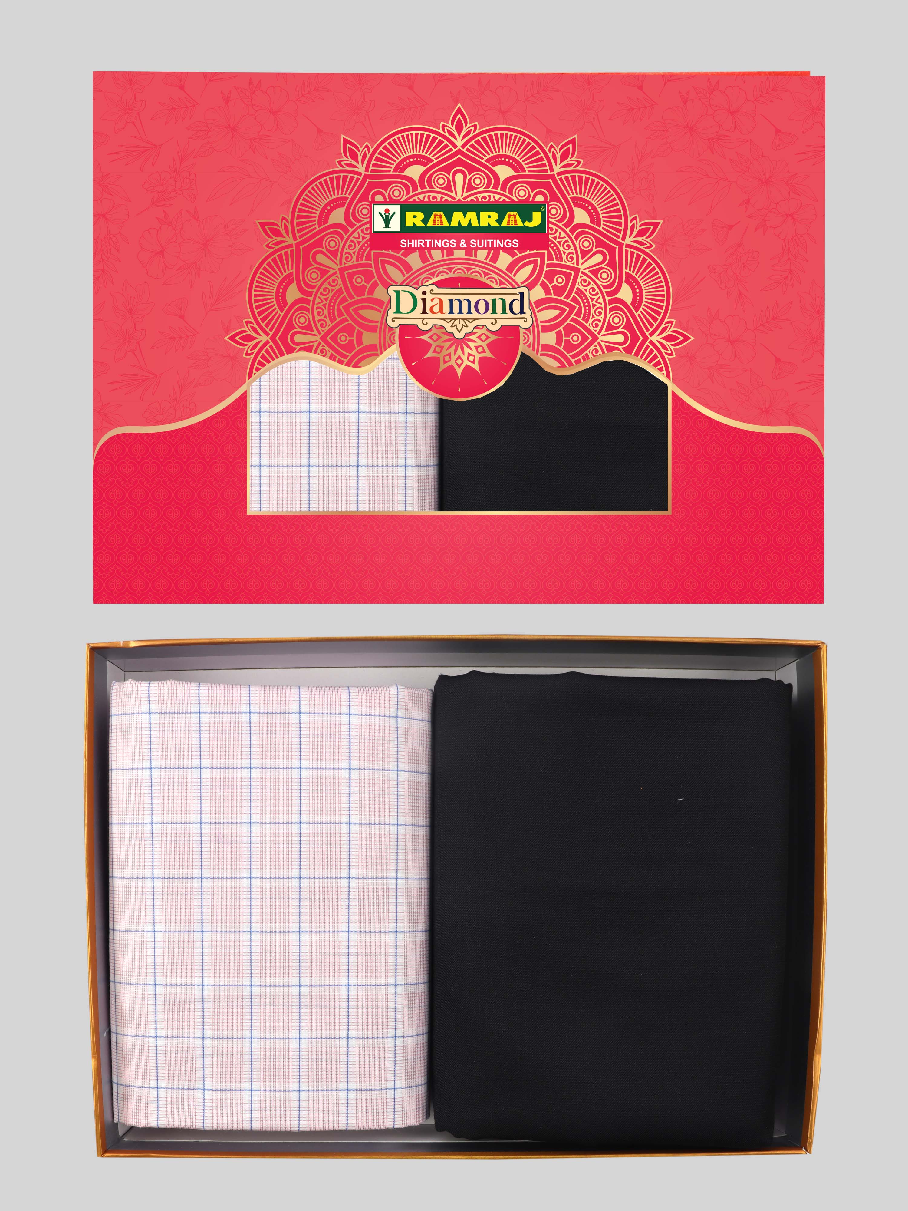 Cotton Checked Shirting & Suiting Gift Box DN152
