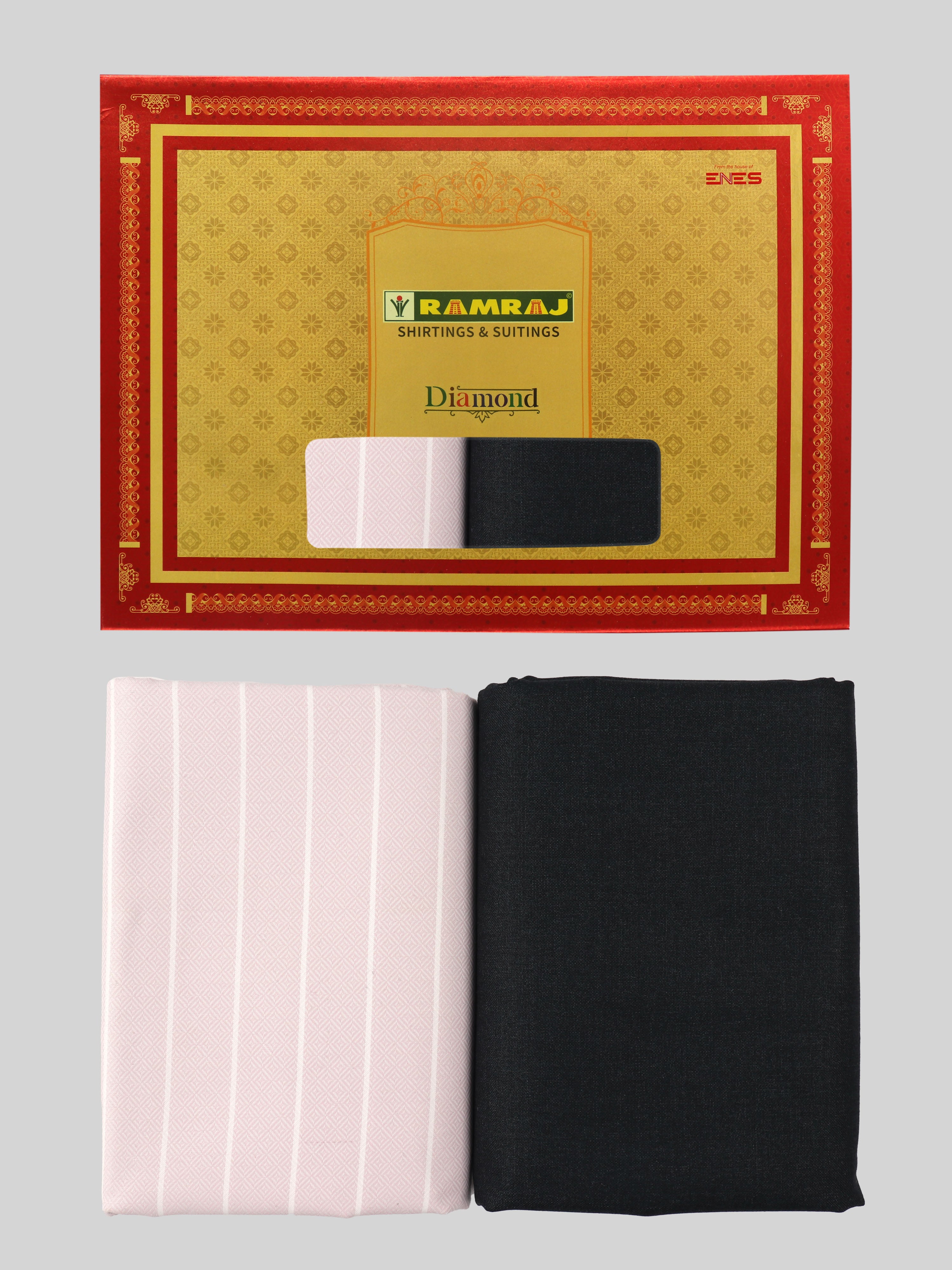 Men Cotton Striped Shirting & Suiting Gift Box DN125