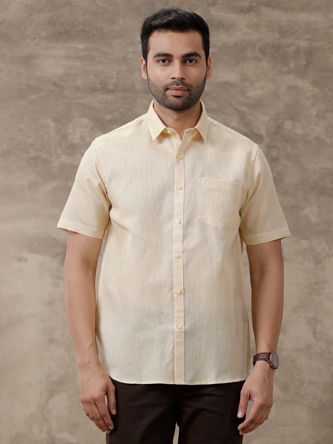 Men Cotton Blend Shirt Sandal T3 CV8