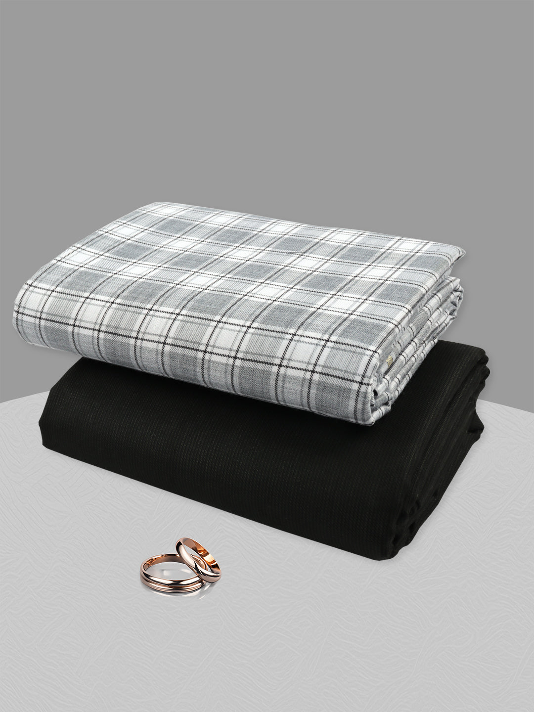 100% Cotton Checked Shirting & Suiting Gift Box DN141