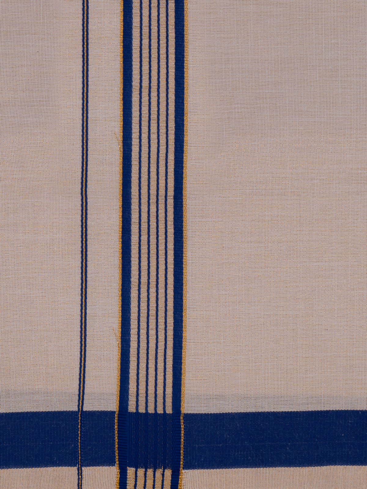 Single Layer Tissue Dhoti With Fancy Jari Border - EGCF02