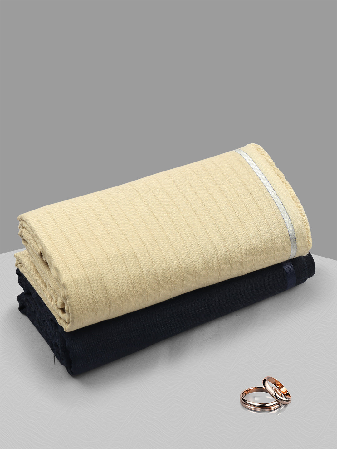 100% Cotton Striped Shirting & Suiting Gift Box EM61