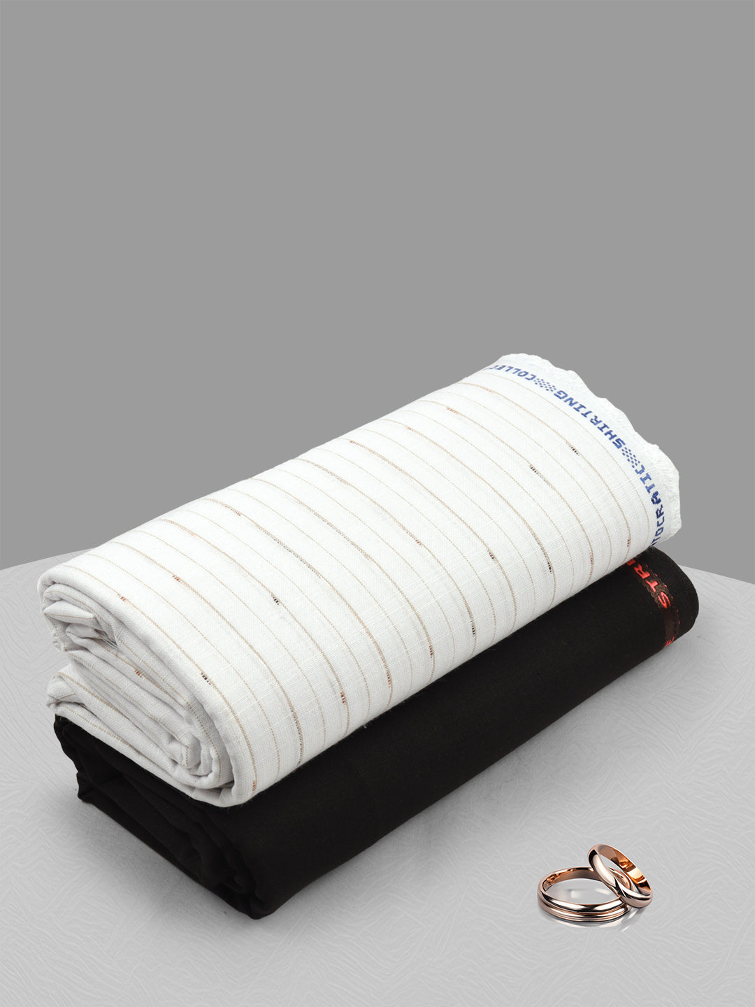 100% Cotton Striped Shirting & Suiting Gift Box EM62