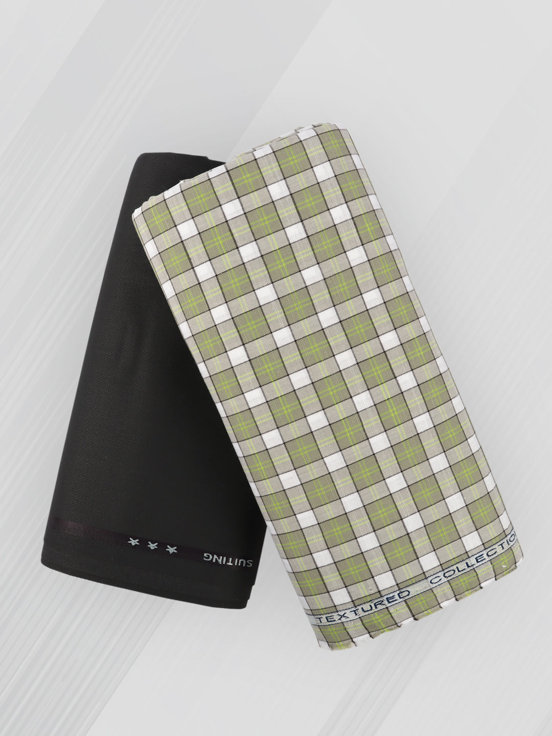 100% Cotton Checked Shirting & Suiting Gift Box EM51