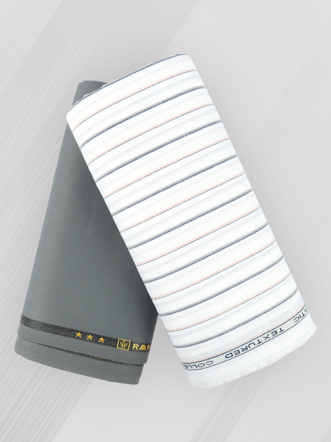 100% Cotton Striped Shirting & Suiting Gift Box EM55