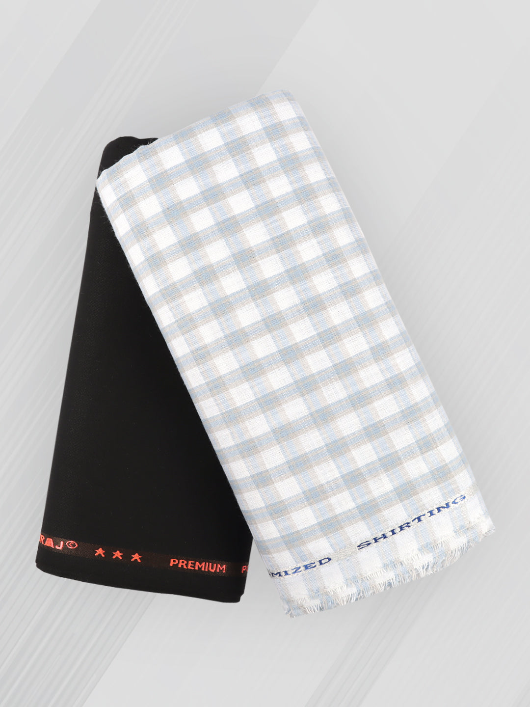 100% Cotton Checked Shirting & Suiting Gift Box EM52