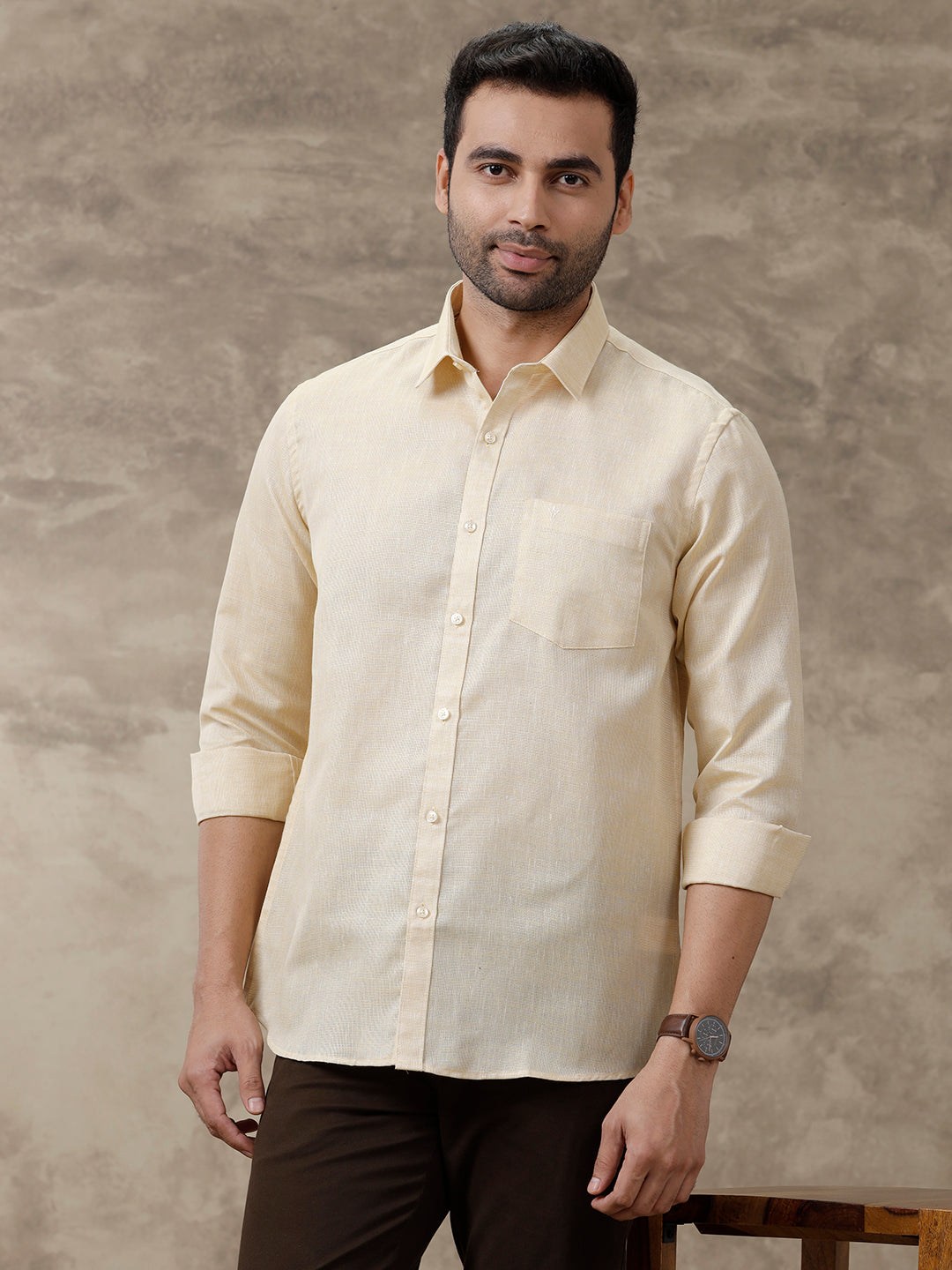 Men Cotton Blend Shirt Sandal T3 CV8