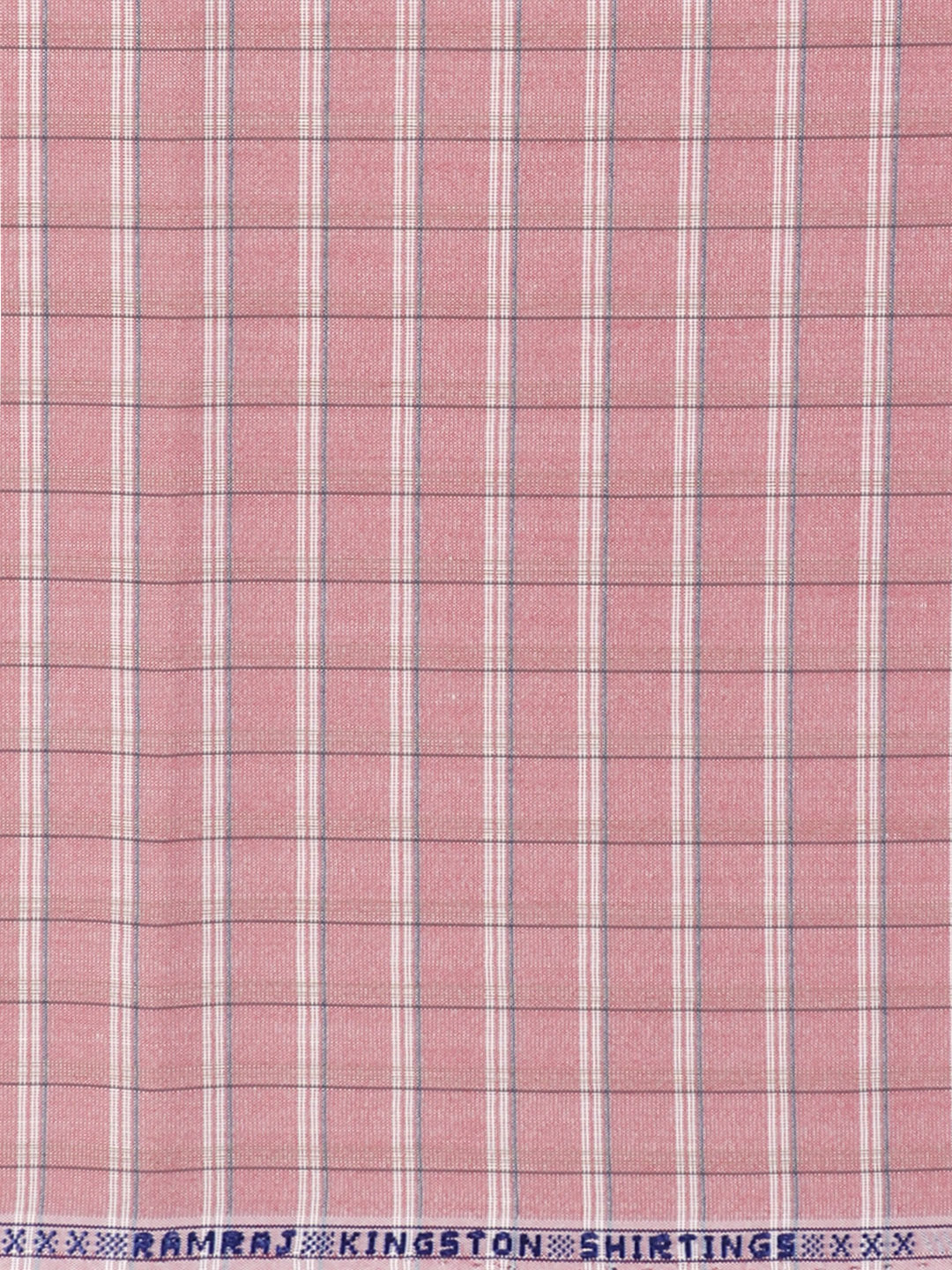Cotton Rich Checked Purple Shirt Fabric Elight Gold