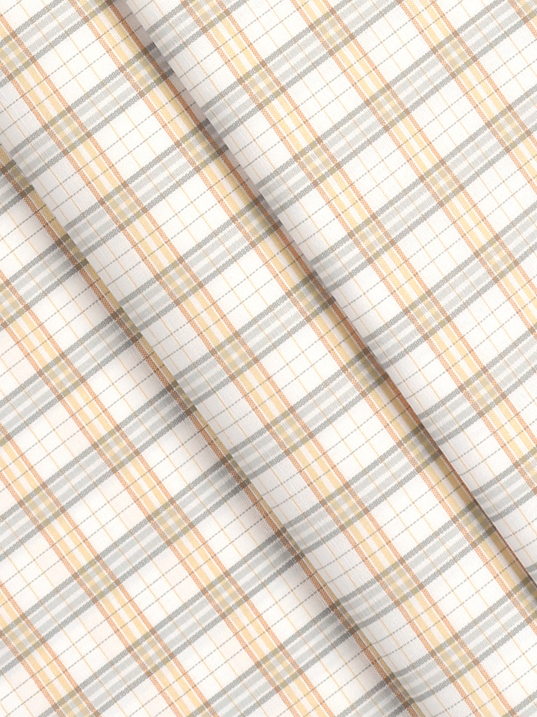 Cotton Rich Sandal with Grey Checked Shirt Fabric Elight Gold