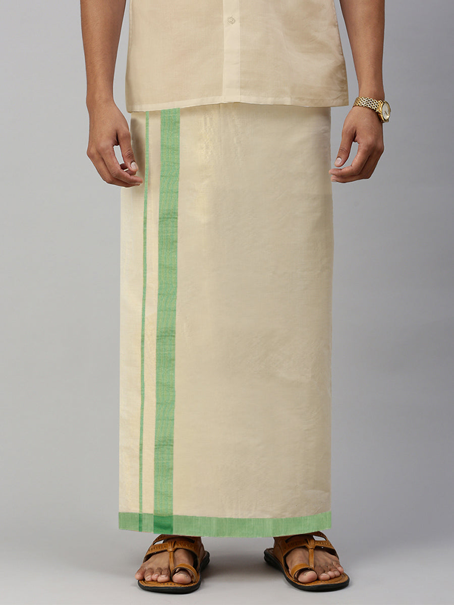 Ramraj Sandal Colour Tissue Dhoti