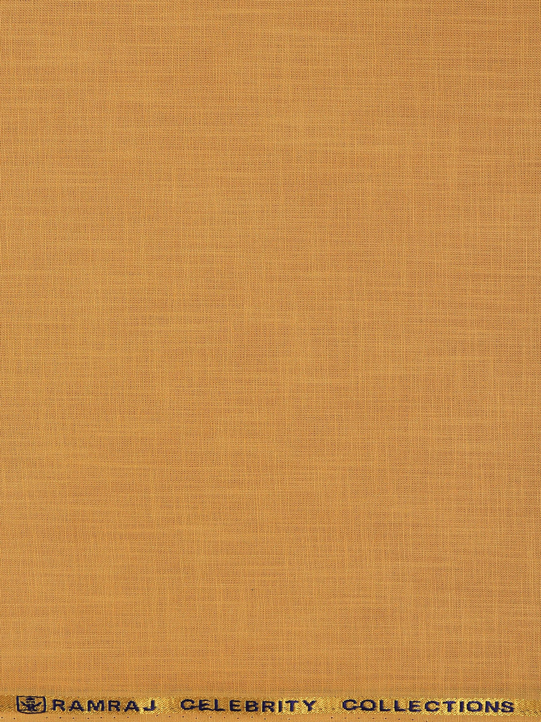 Men Cotton Rich Brown Plain Shirt Fabric Hi-Tech