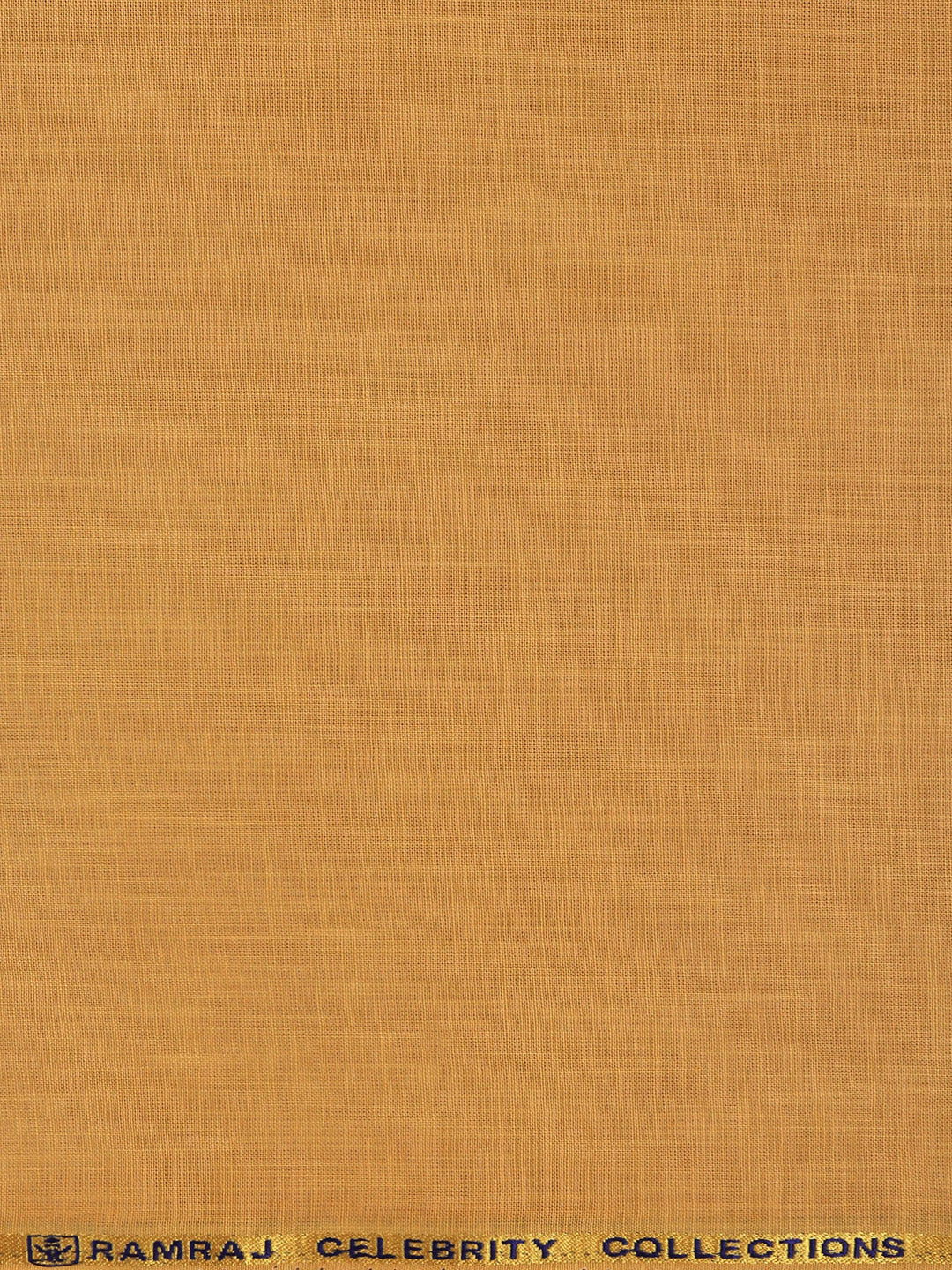 Cotton Rich Plain Shirt Fabric Mustard Hi-Tech