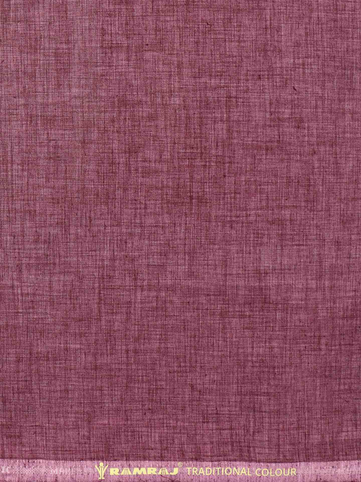 Cotton Blended Colour Plain Shirt Fabric Purple Galaxy Art-Zoom view
