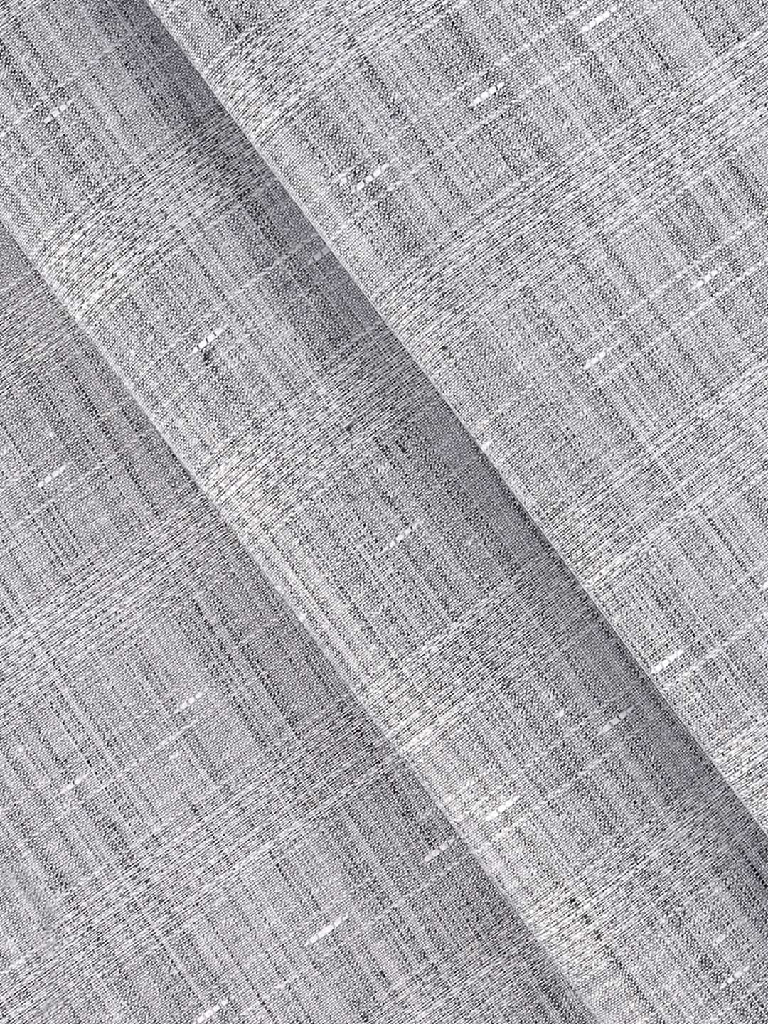 Men Cotton Rich Self Design Shirt Fabric Gery High Style
