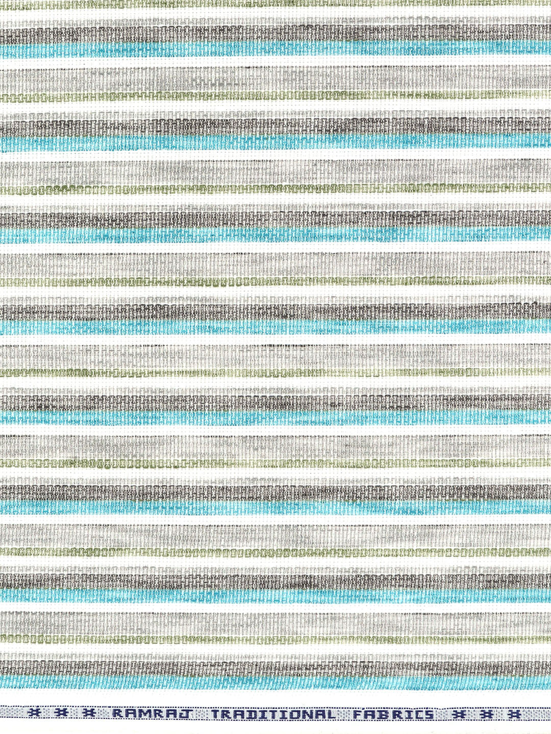 Men Cotton Rich Self Design Grey Shirt Fabric High Style