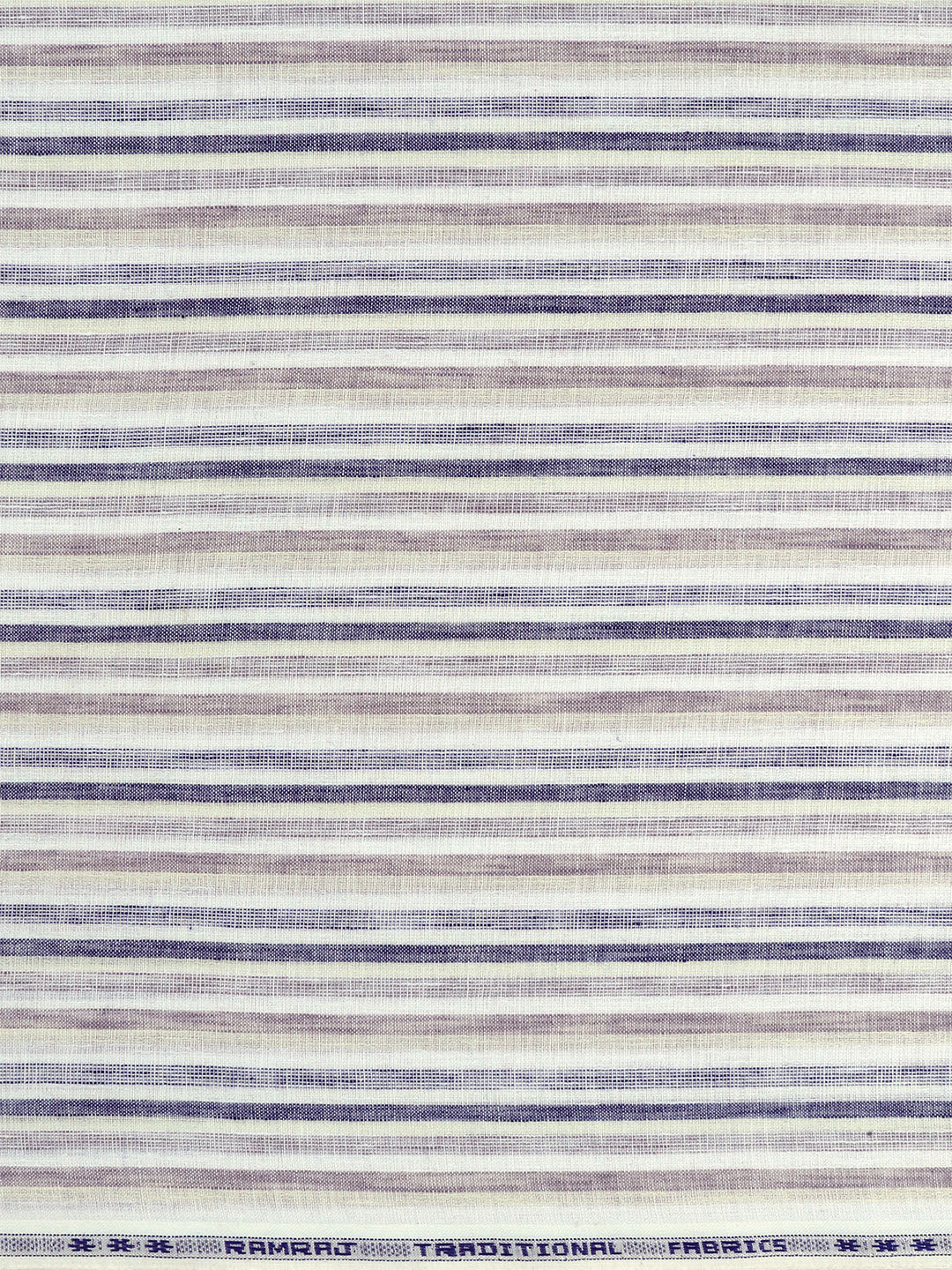 Men Cotton Rich Striped Shirt Fabric Blue High Style
