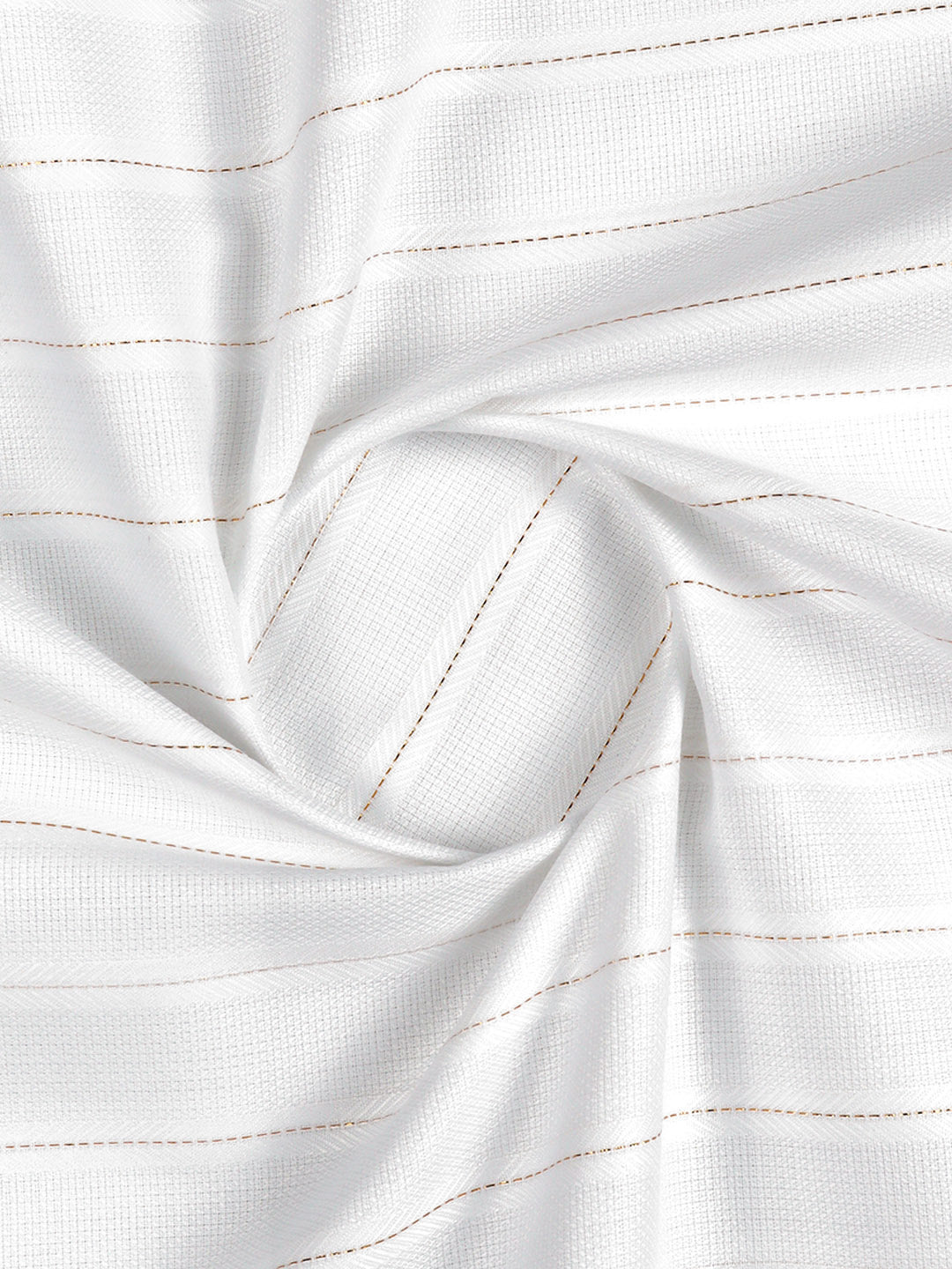 Men Cotton Stripes White Shirt Fabric Rich Star C03