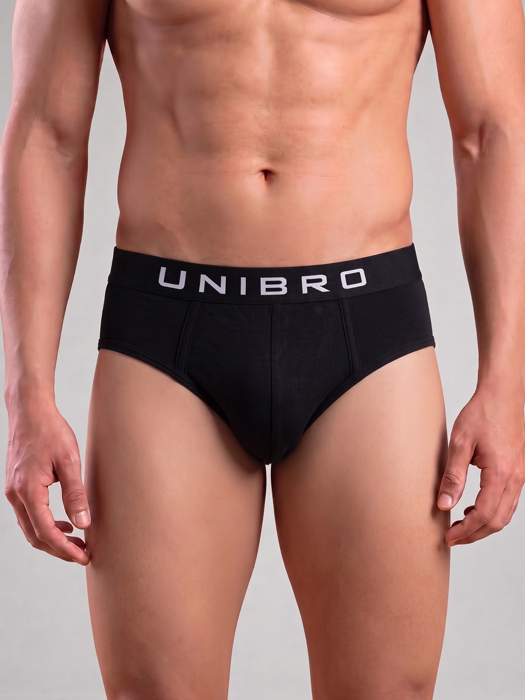 Tencel™ Micro Modal Elastane Stretch Brief Black AB1