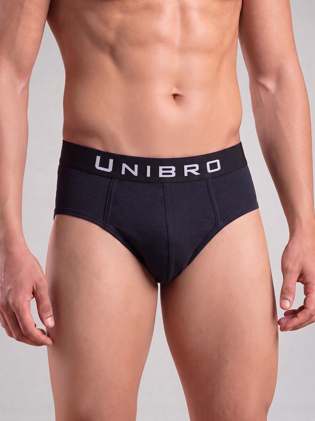 Tencel™ Micro Modal Elastane Stretch Brief Navy AB4