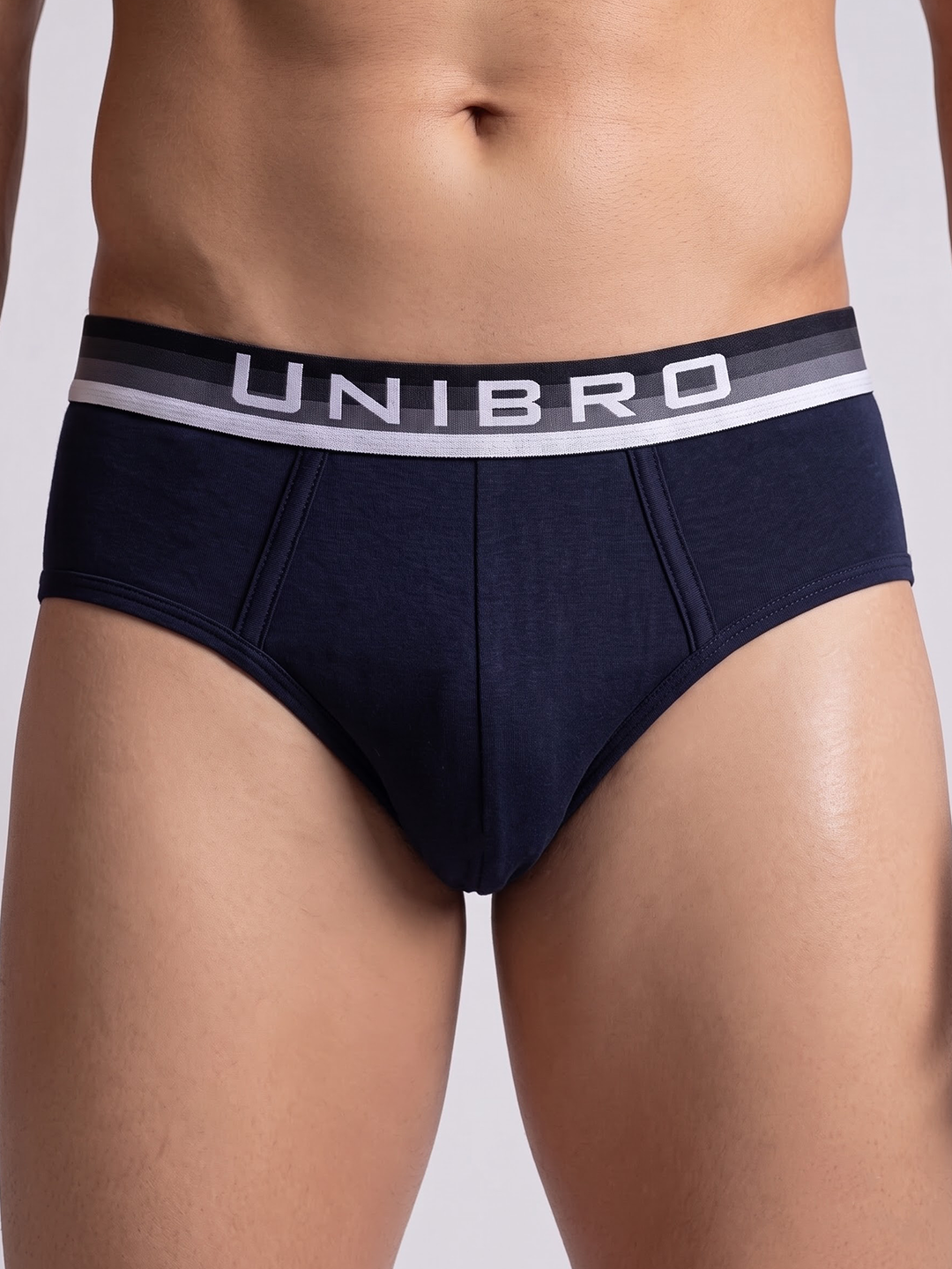 Tencel Micro Modal Elastane Stretch Brief Navy