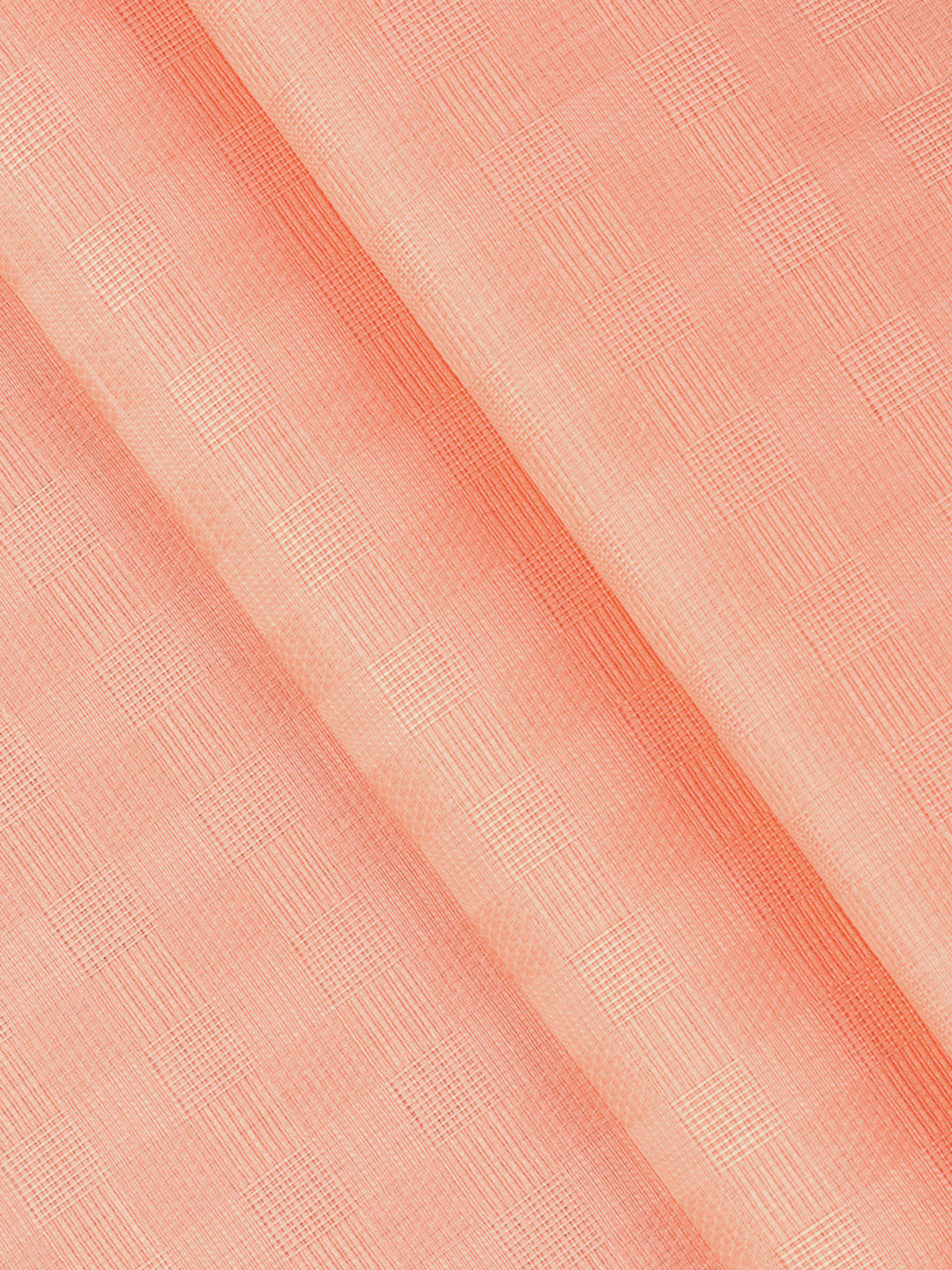 Cotton Rich Self Design Shirt Fabric Peach HI-Tech