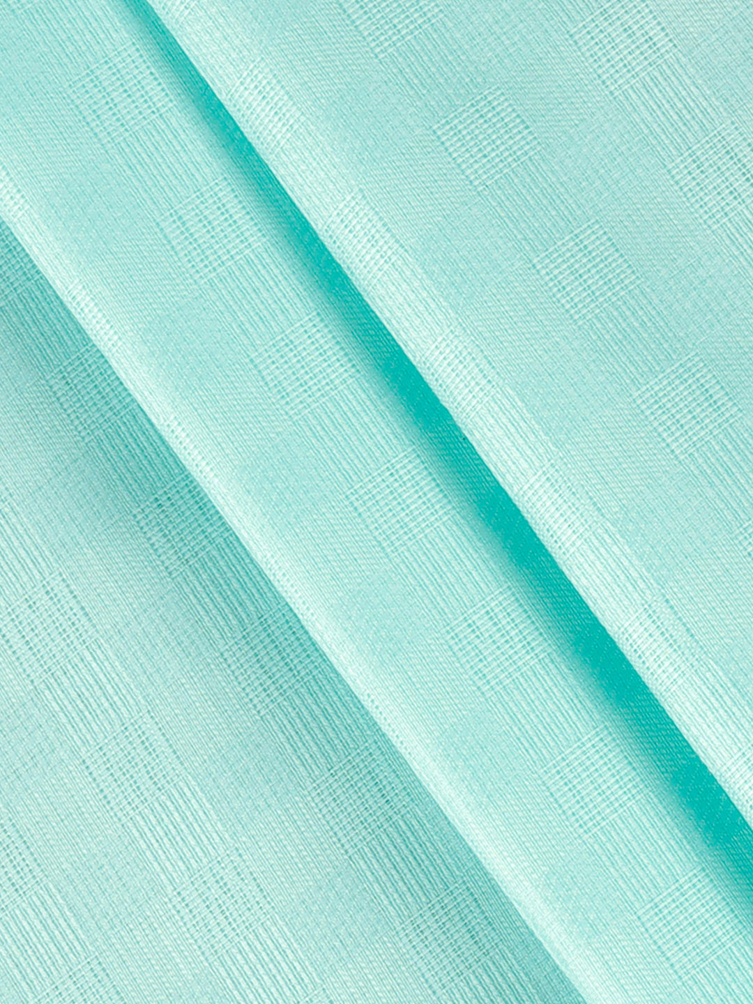 Cotton Rich Self Design Shirt Fabric Sky Blue HI-Tech