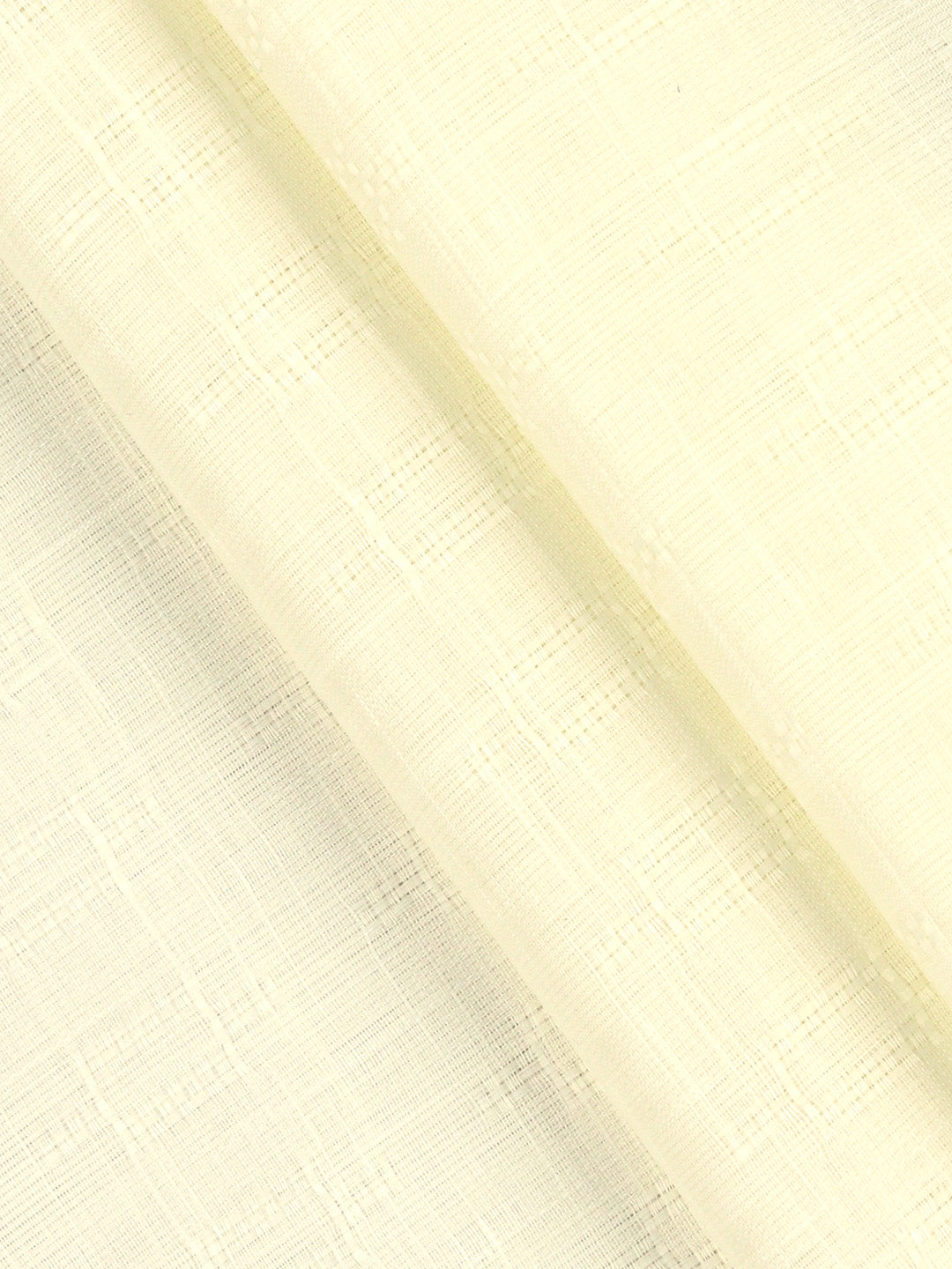 100% Cotton Self Design Shirt Fabric Yellow HI-Tech