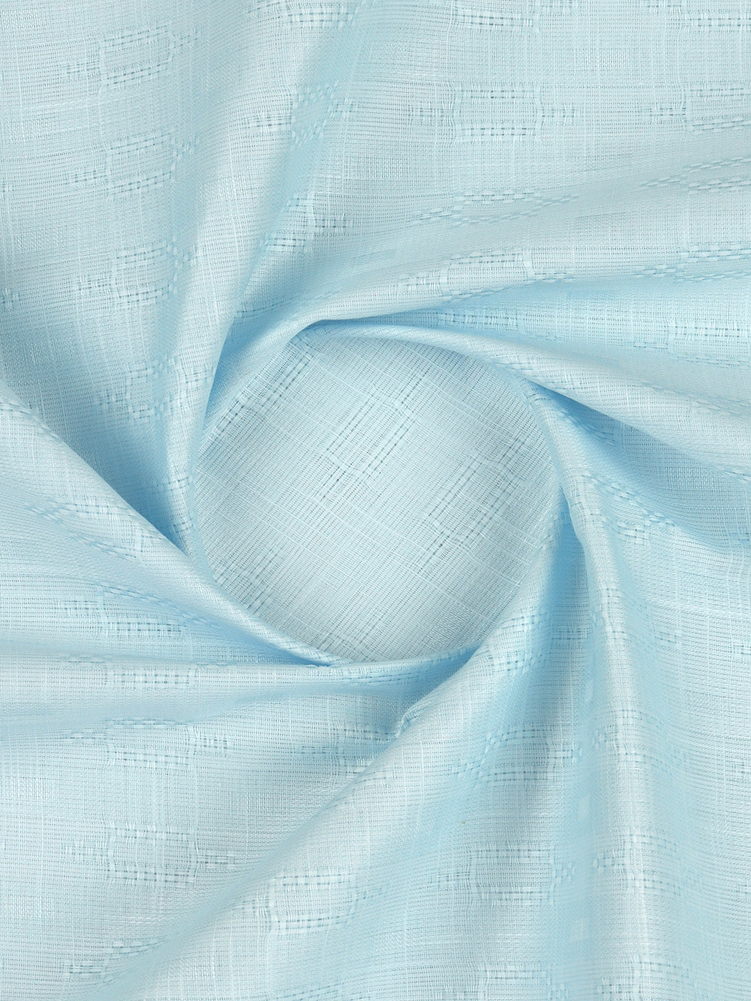 100% Cotton Self Design Shirt Fabric Blue HI-Tech