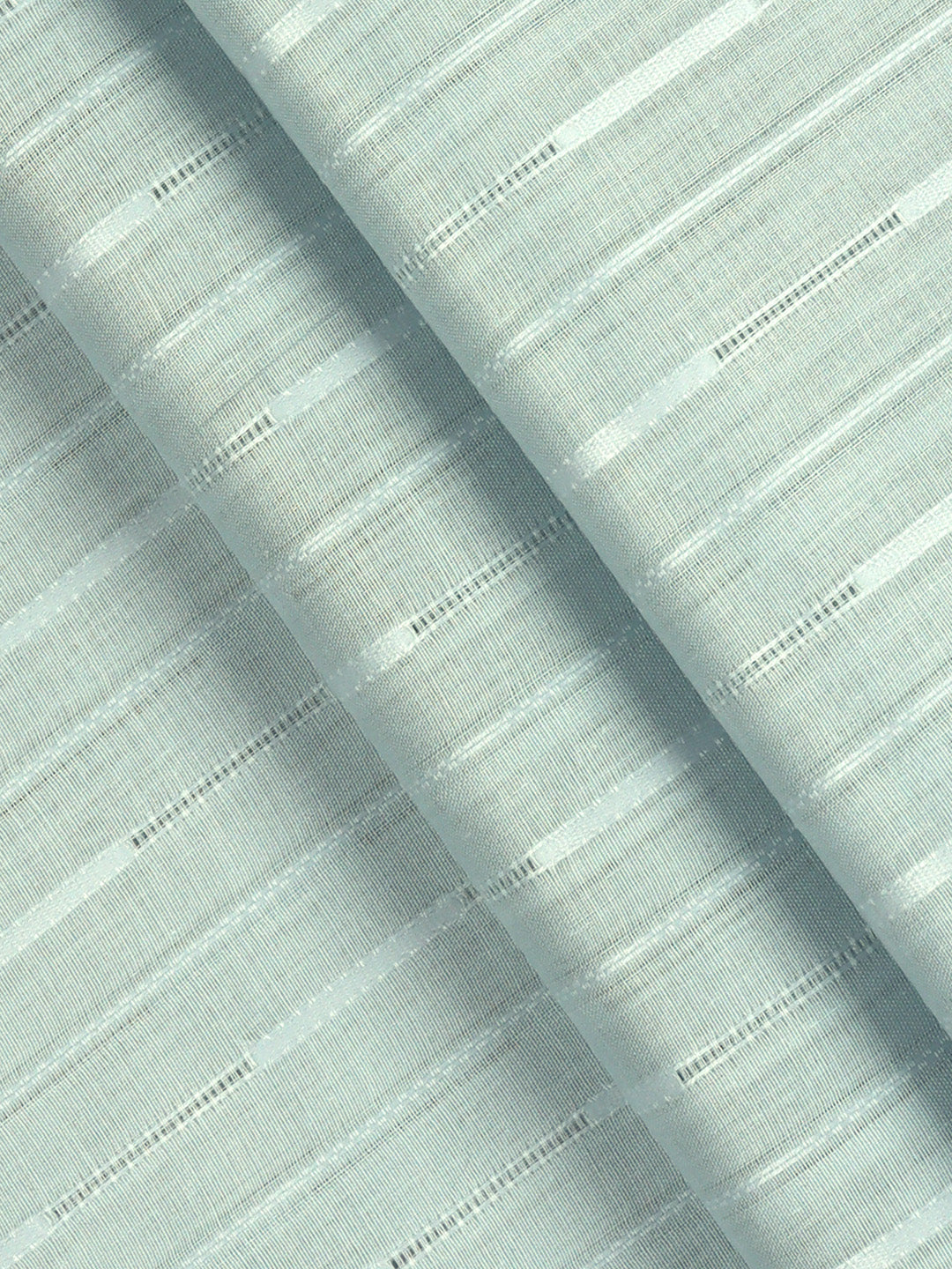 100% Cotton Self Design Shirt Fabric Green HI-Tech