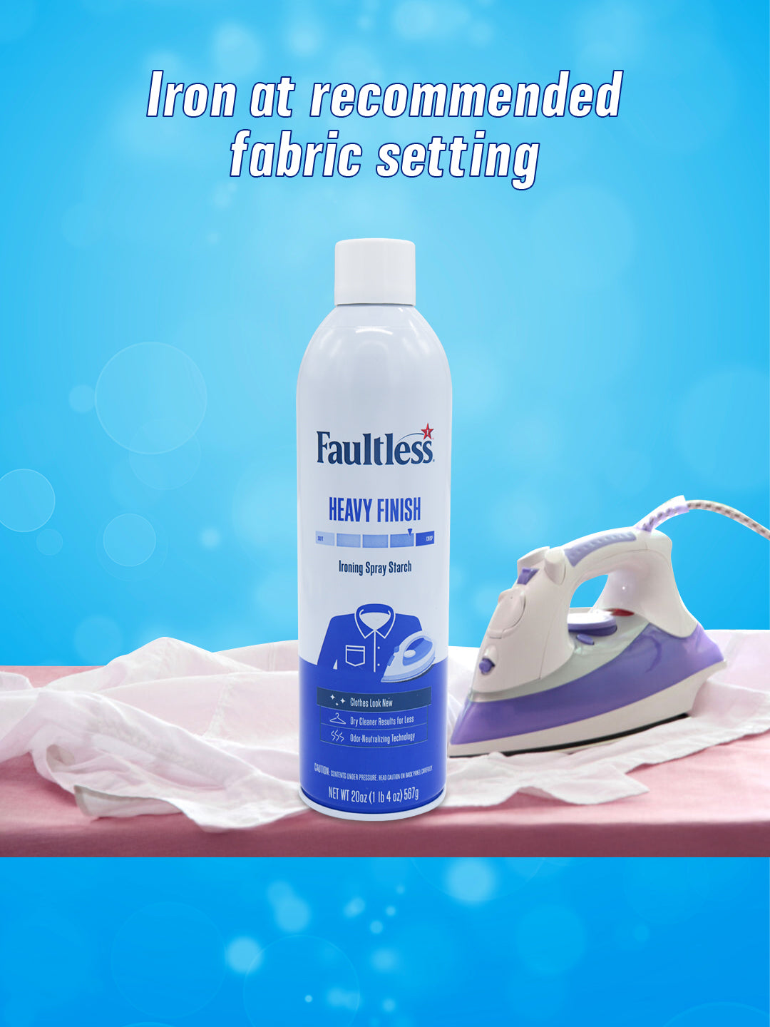 Faultless Ironing Spray Starch