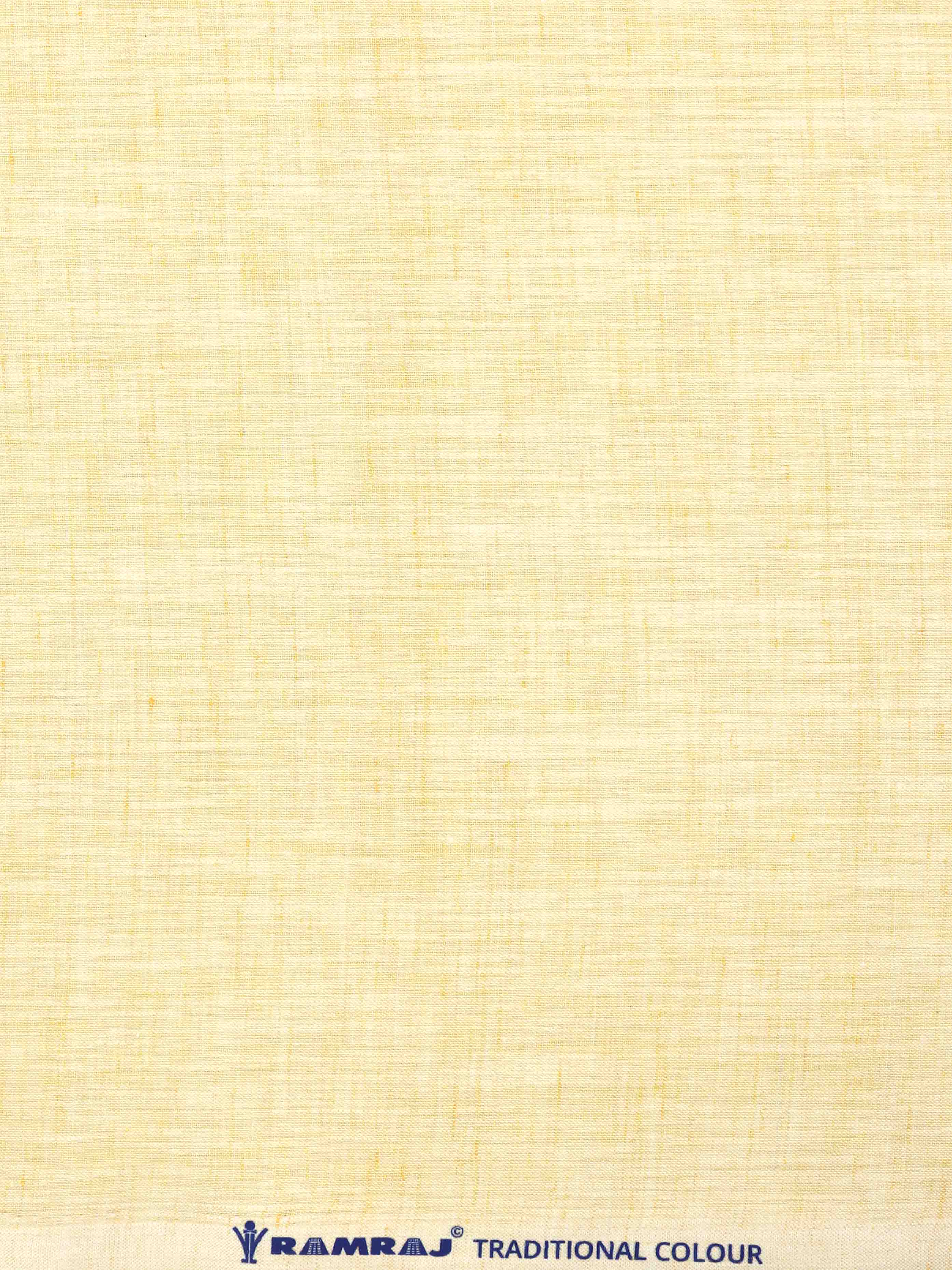 Cotton Rich Plain Yellow Colour Shirt Self Design Fabric High Style