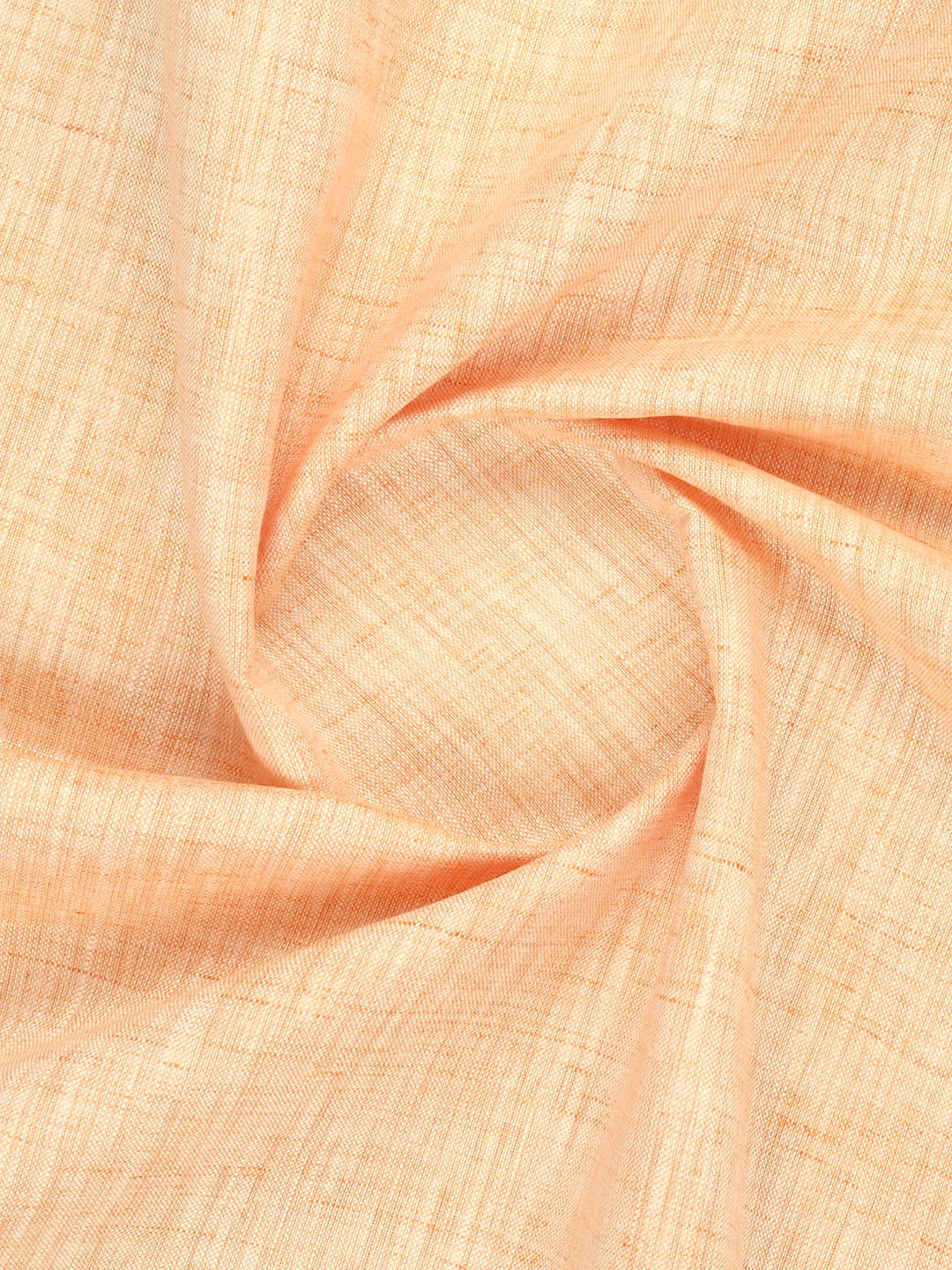 Cotton Rich Orange Plain Shirt Fabric High Style