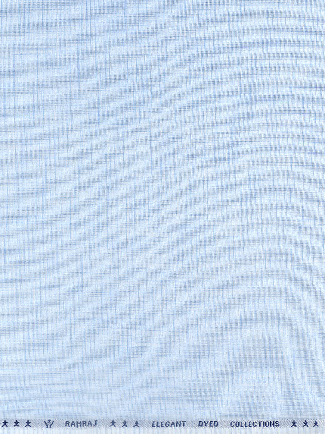 Men Cotton Rich Light Blue Plain Shirt Fabric Infinity