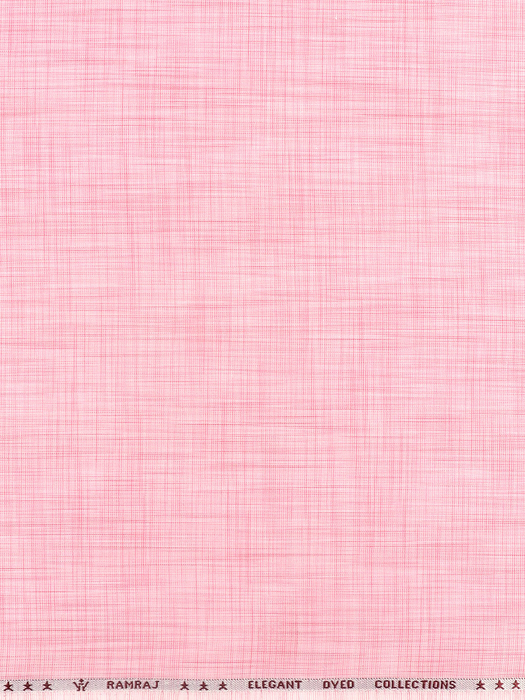 Men Cotton Rich Pink Plain Shirt Fabric Infinity