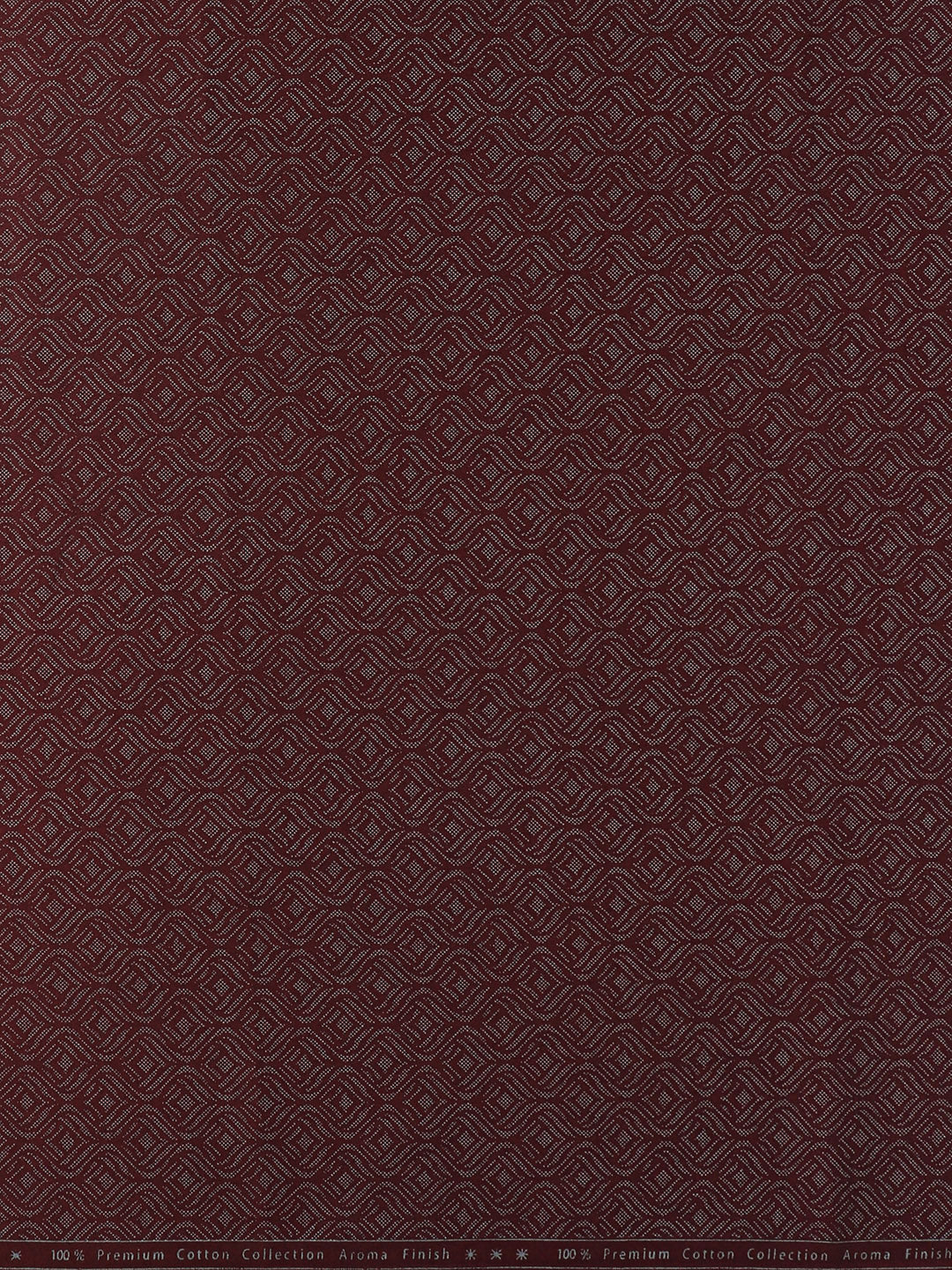 Men 100%Cotton Printed Shirt Fabric Brown Alpha