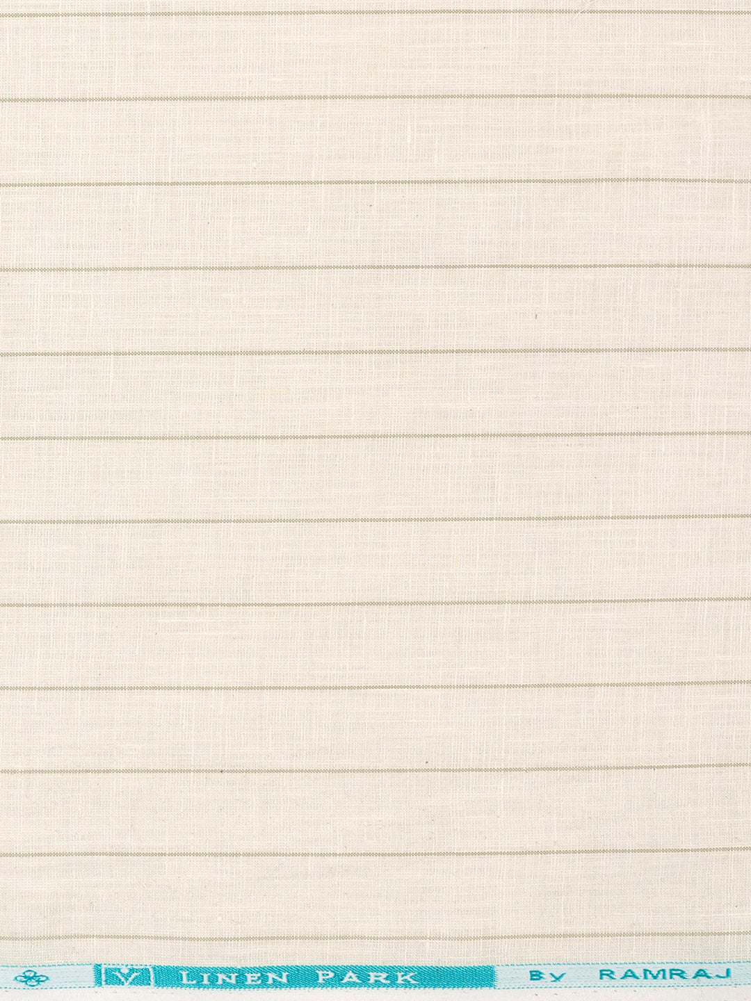 Men Linen Rich Light Yellow Stripes Shirt Fabric Prime