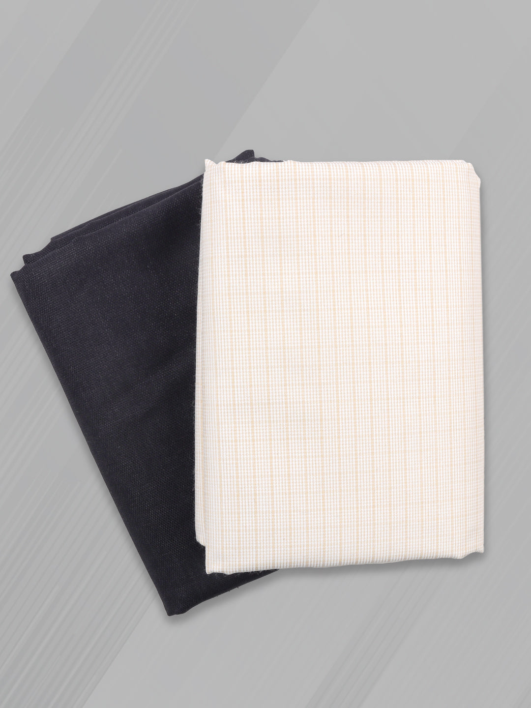 Cotton Blend Checked Shirting & Suiting Bit KK154
