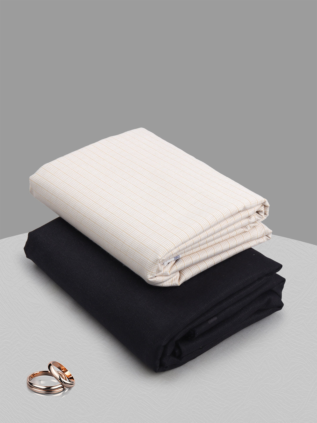 Cotton Blend Checked Shirting & Suiting Bit KK154