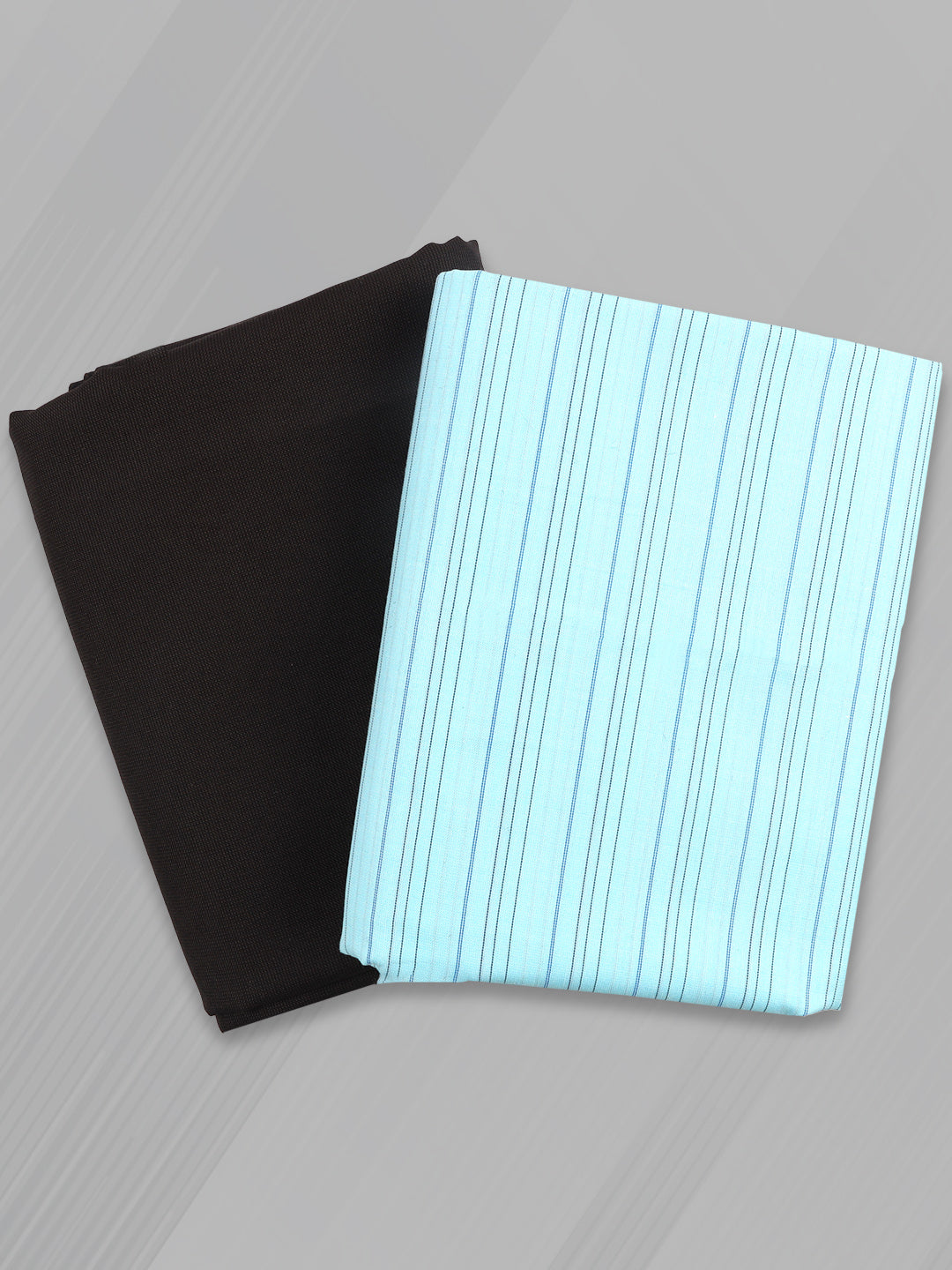 Cotton Blend Striped Shirting & Suiting Gift Box KK159