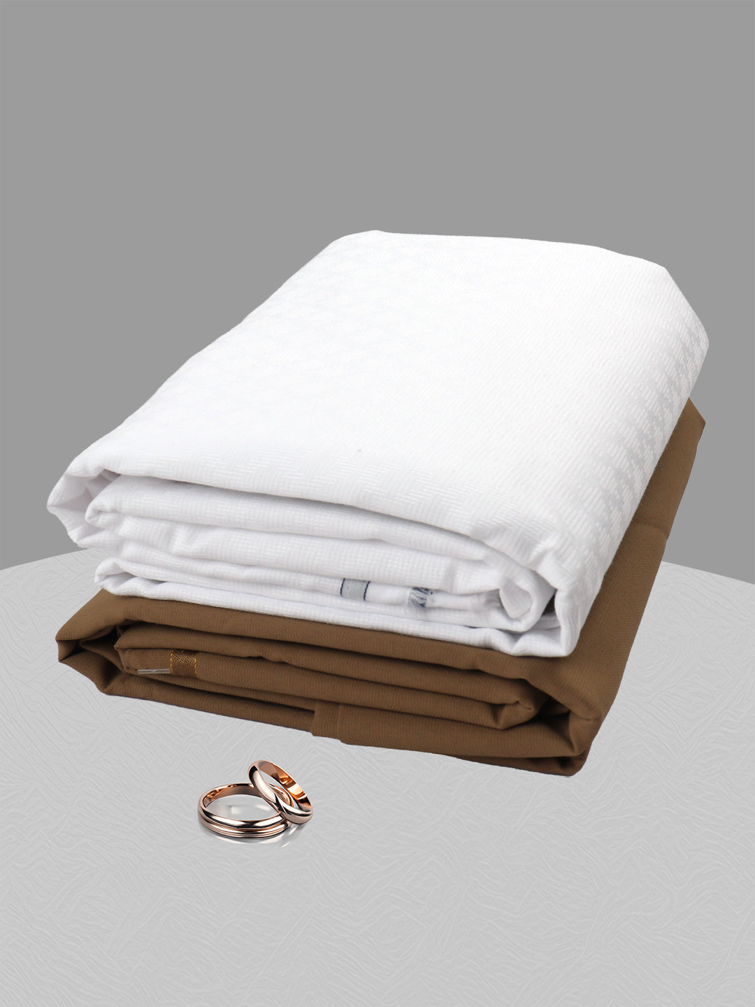 Men Cotton Self Design Shirting & Suiting Gift Box KK142