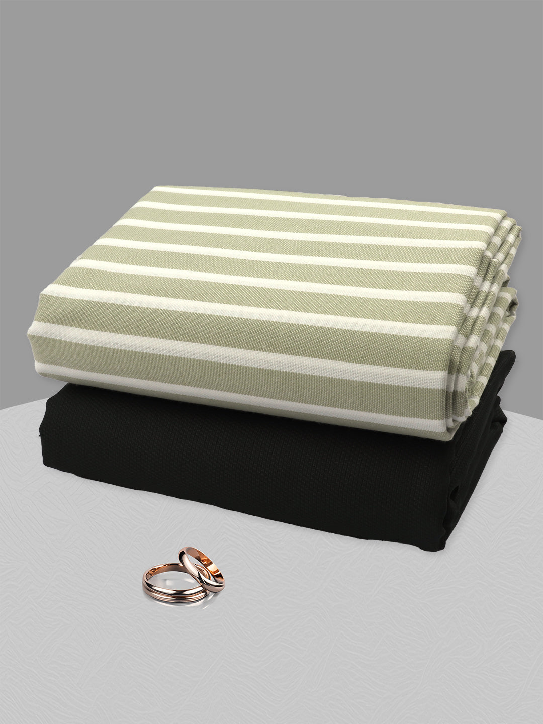 Cotton Striped Shirting & Suiting Gift Box Combo KK121