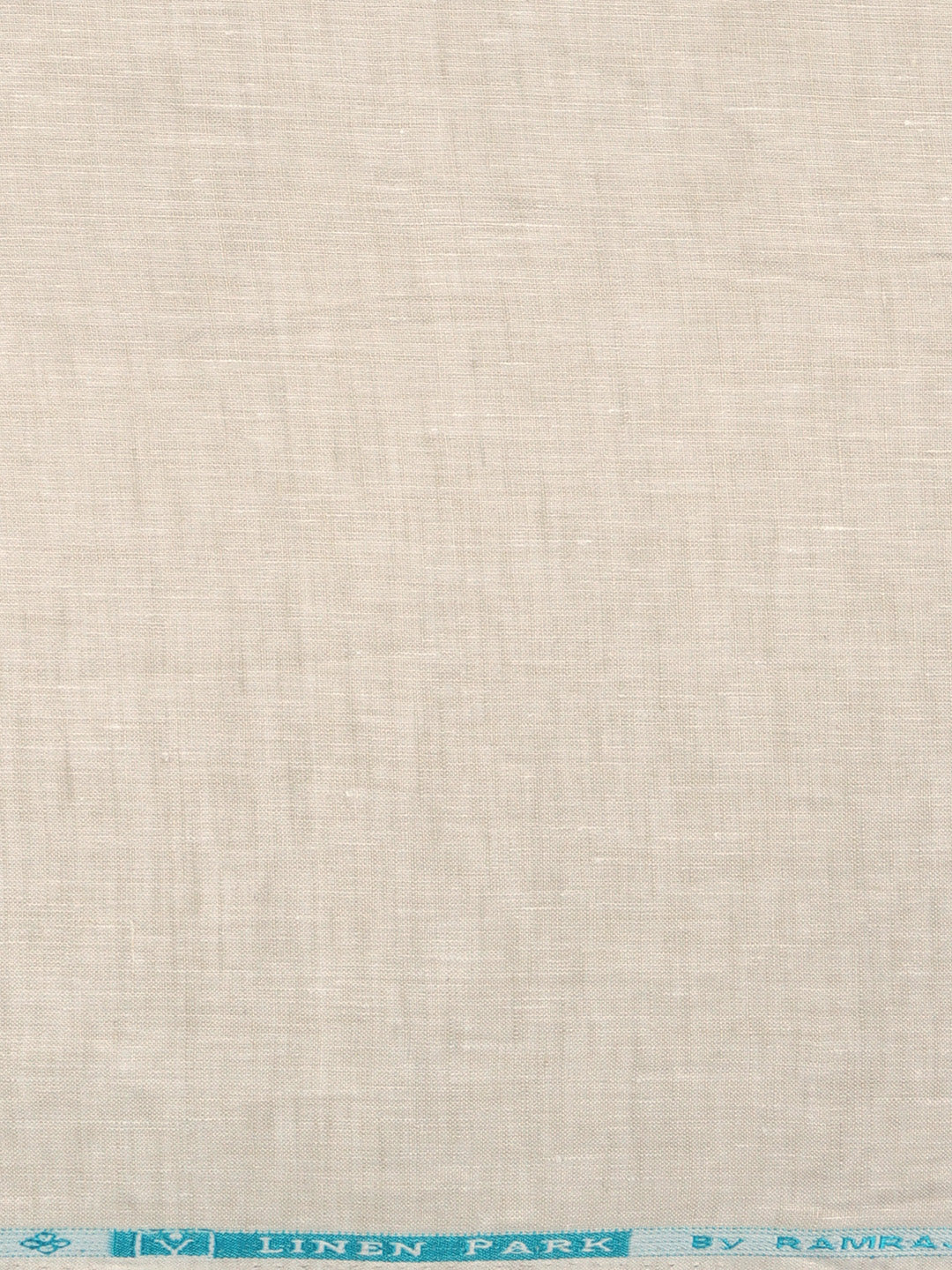Men 100% Pure Linen Cream Plain Shirt Fabric