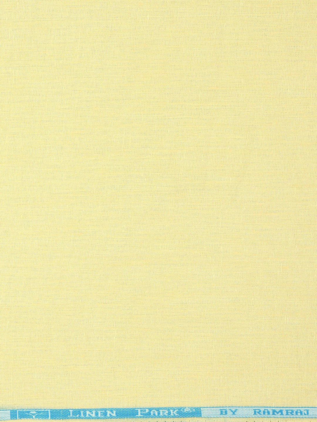 Men 100% Pure Linen Yellow Plain Shirt Fabric