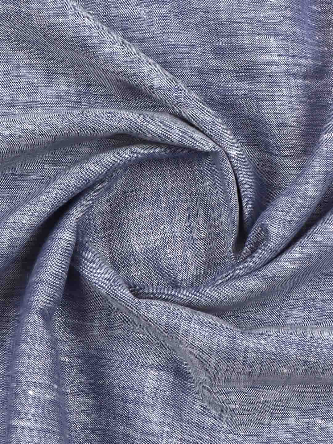 Pure Linen Colour Plain Shirt Fabric Lavender Irish 8080