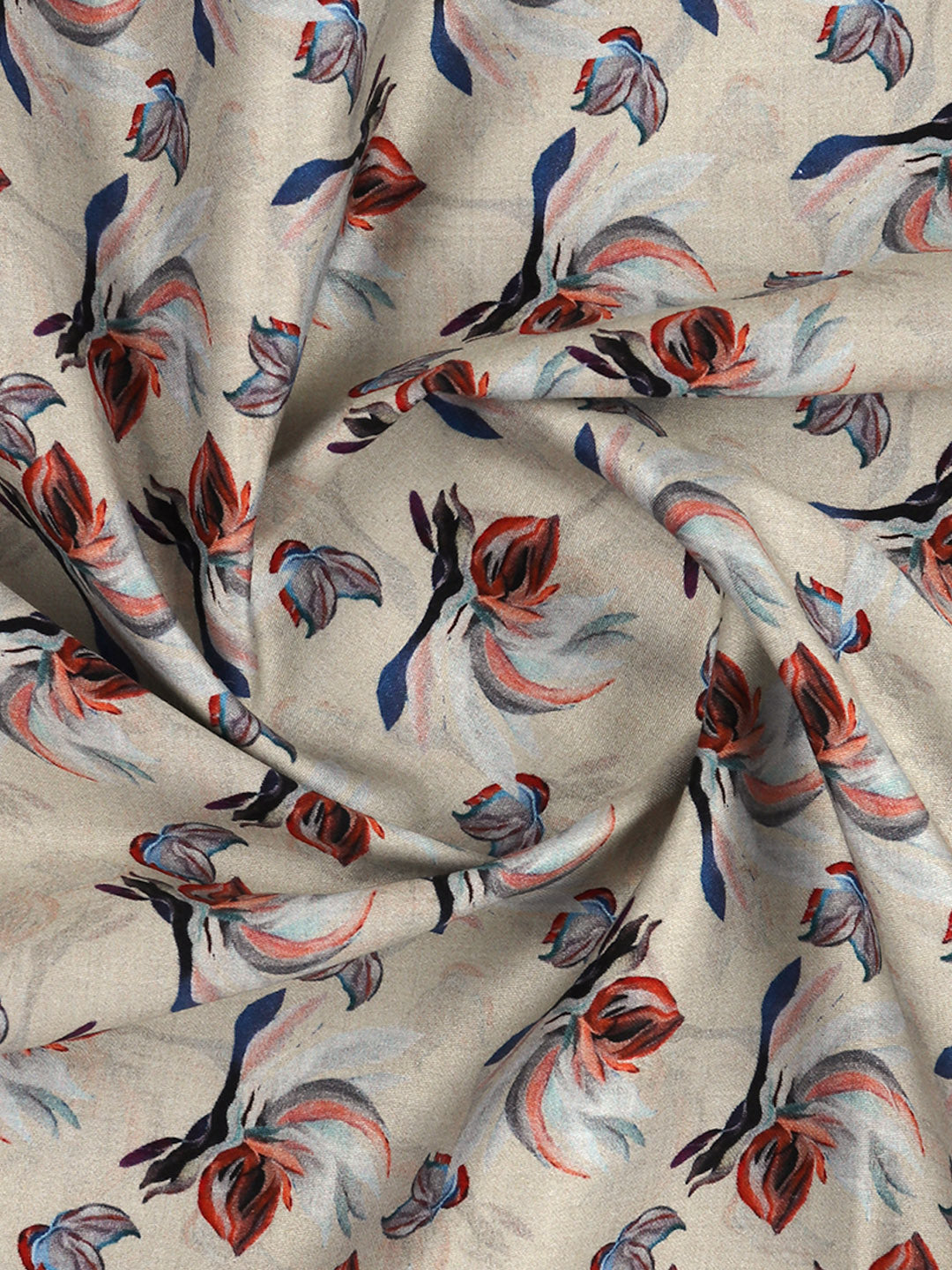 Men Cotton Blend Sandal Printed Shirt Fabric Savoy Print