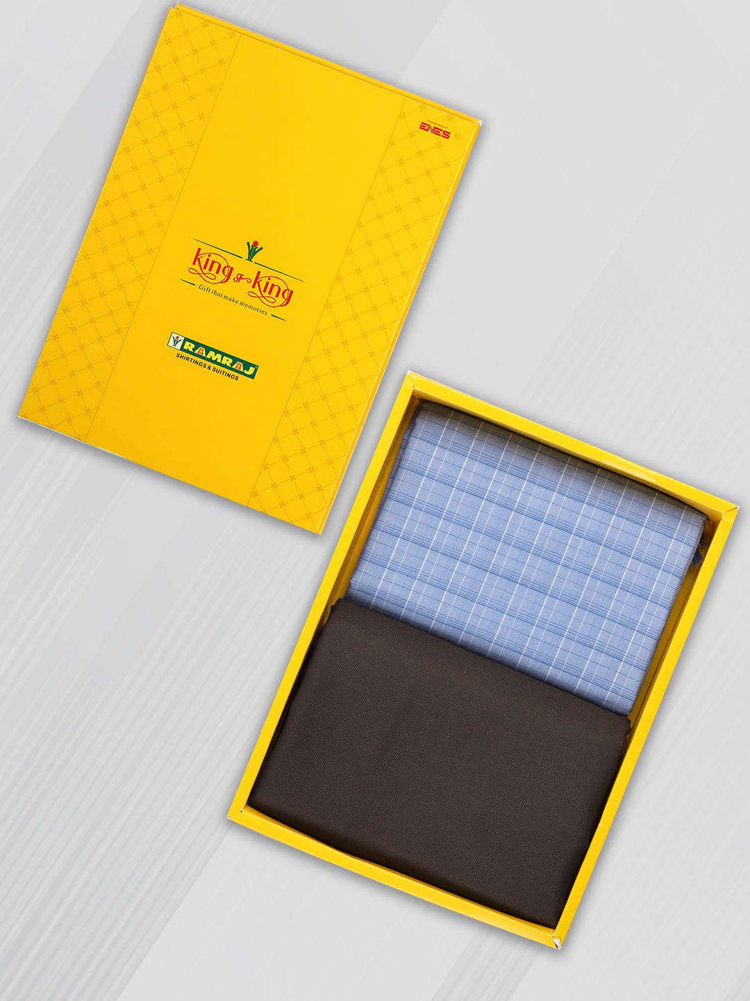 Cotton Blend Checked Shirting & Suiting Bit KK151